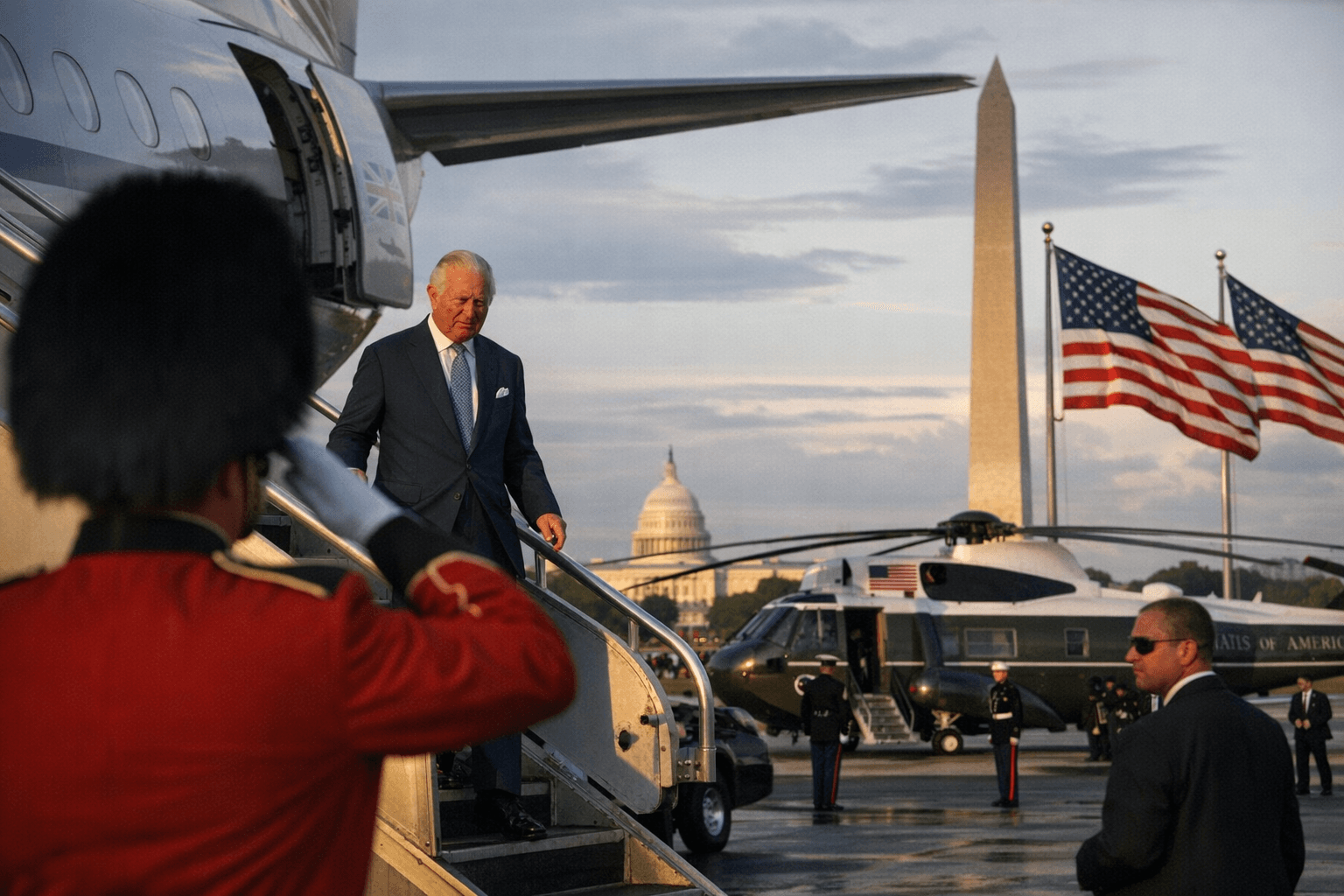 King Charles III visits Washington amid fraught U.S.-Britain ties