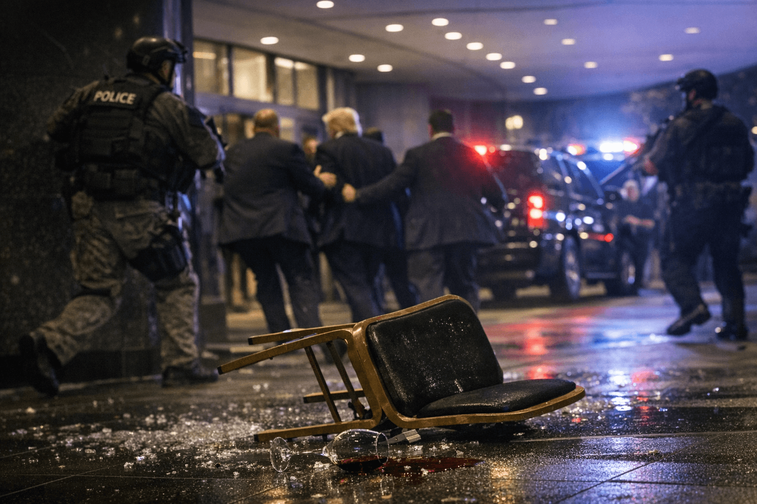 Shots fired at White House Correspondents' Dinner, President evacuated safely