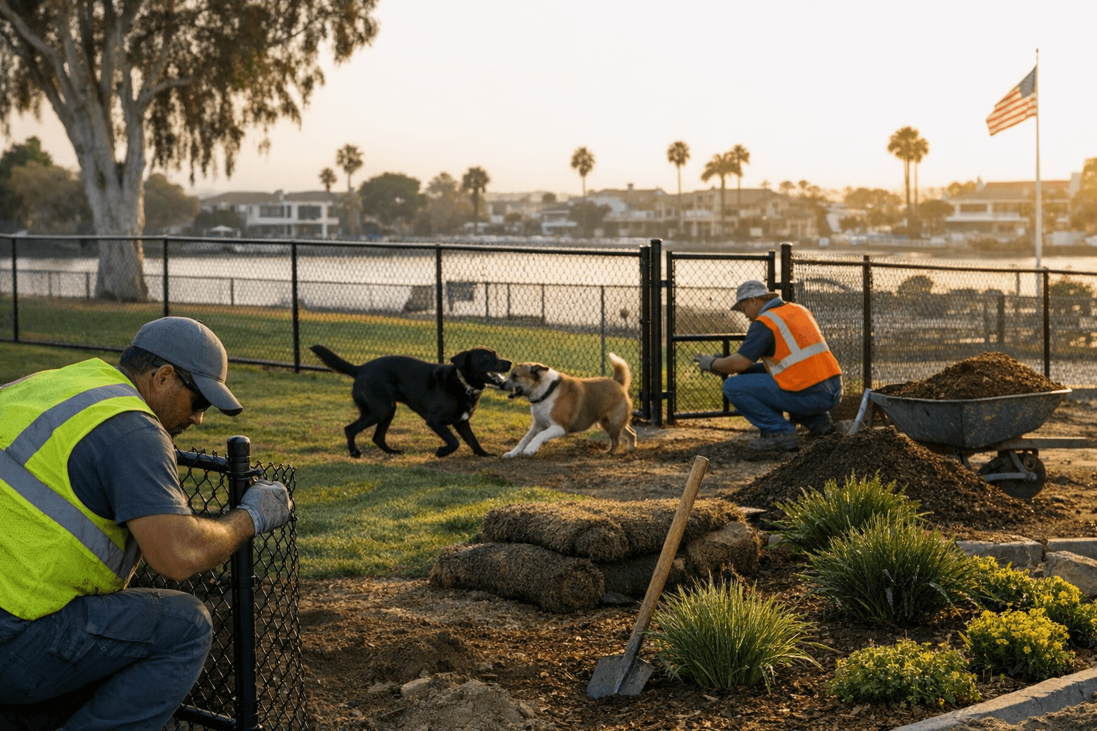 Coronado Cays dog run gets new fencing, gates, and landscape upgrades
