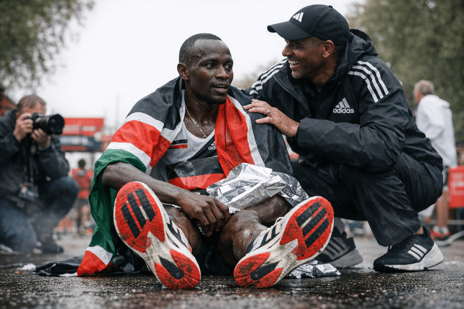 Adidas gains marketing boost after Sabastian Sawe’s marathon record in London
