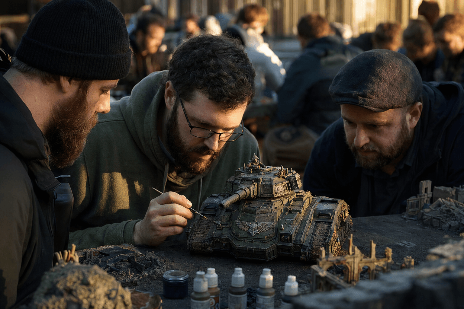 Warhammer Community shows Hippogriff AFV painting guide, Cadian camo details revealed