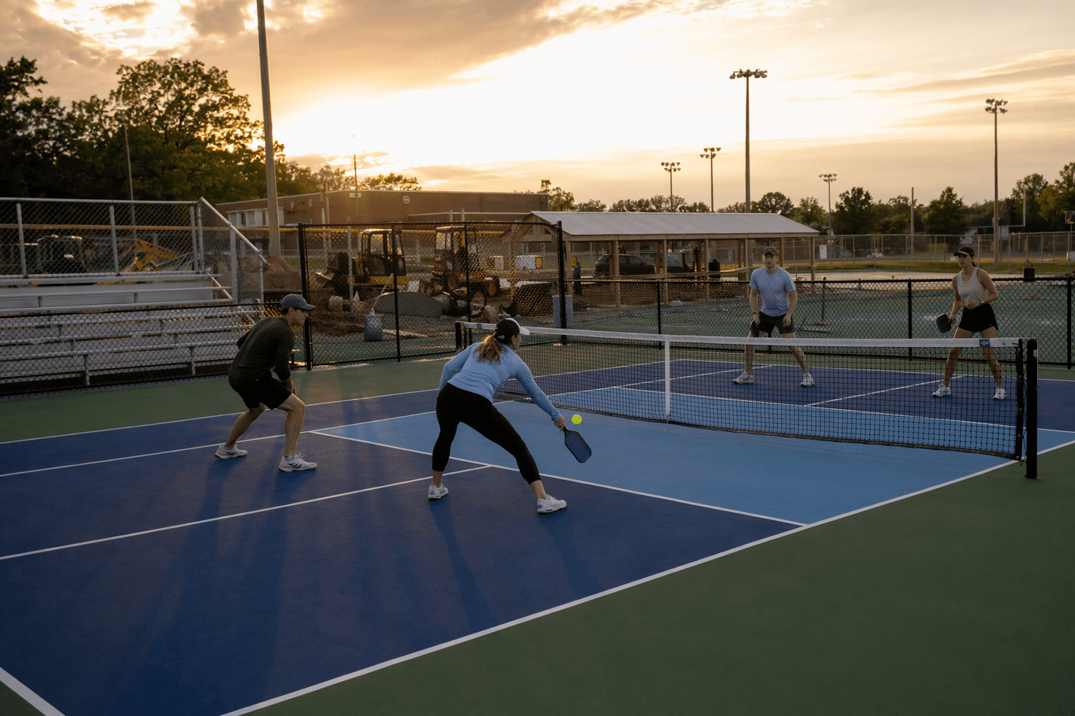 Huntingburg pickleball courts near completion, opening expected by late May
