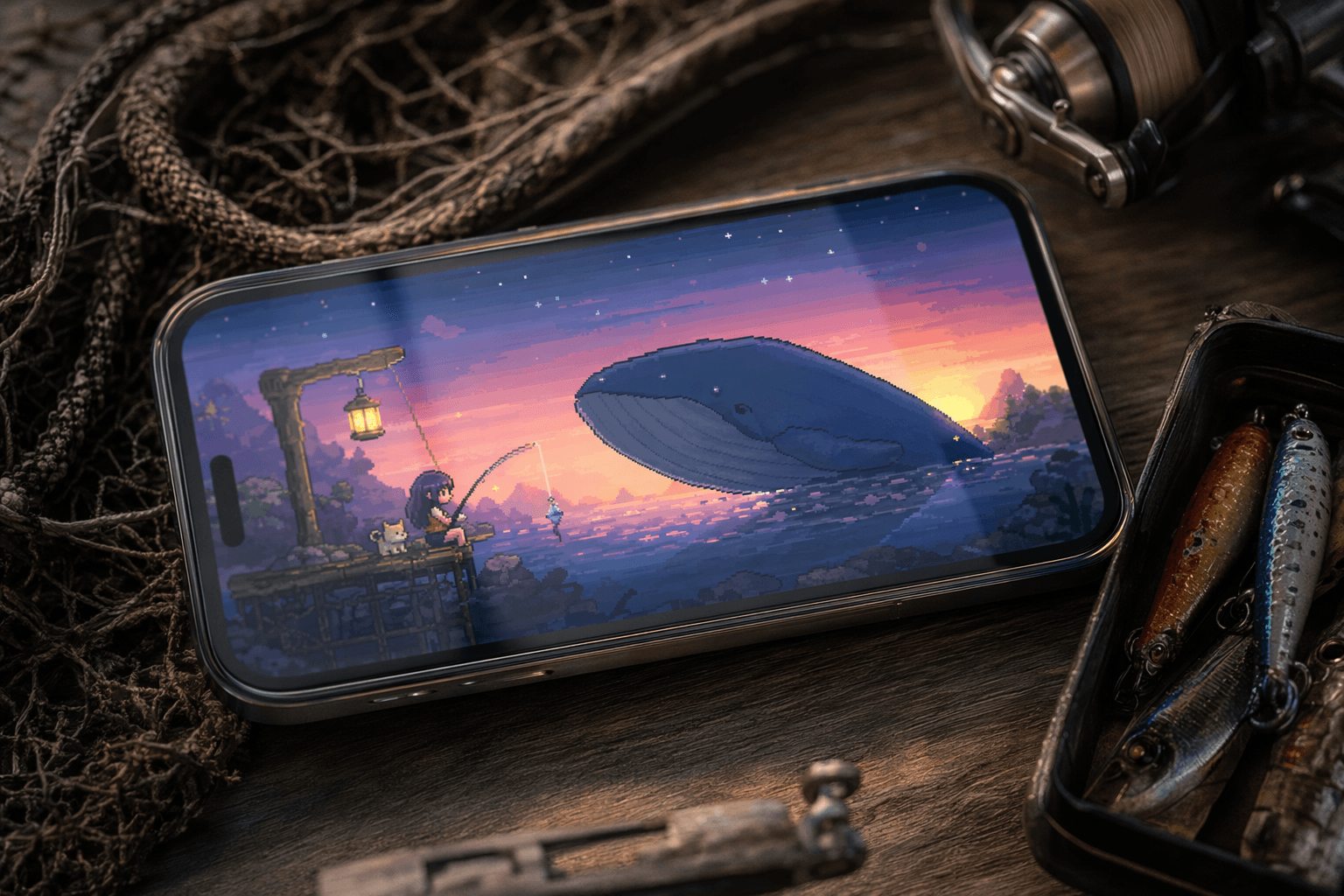 A Girl Adrift: Reunited revives cozy indie fishing RPG on mobile