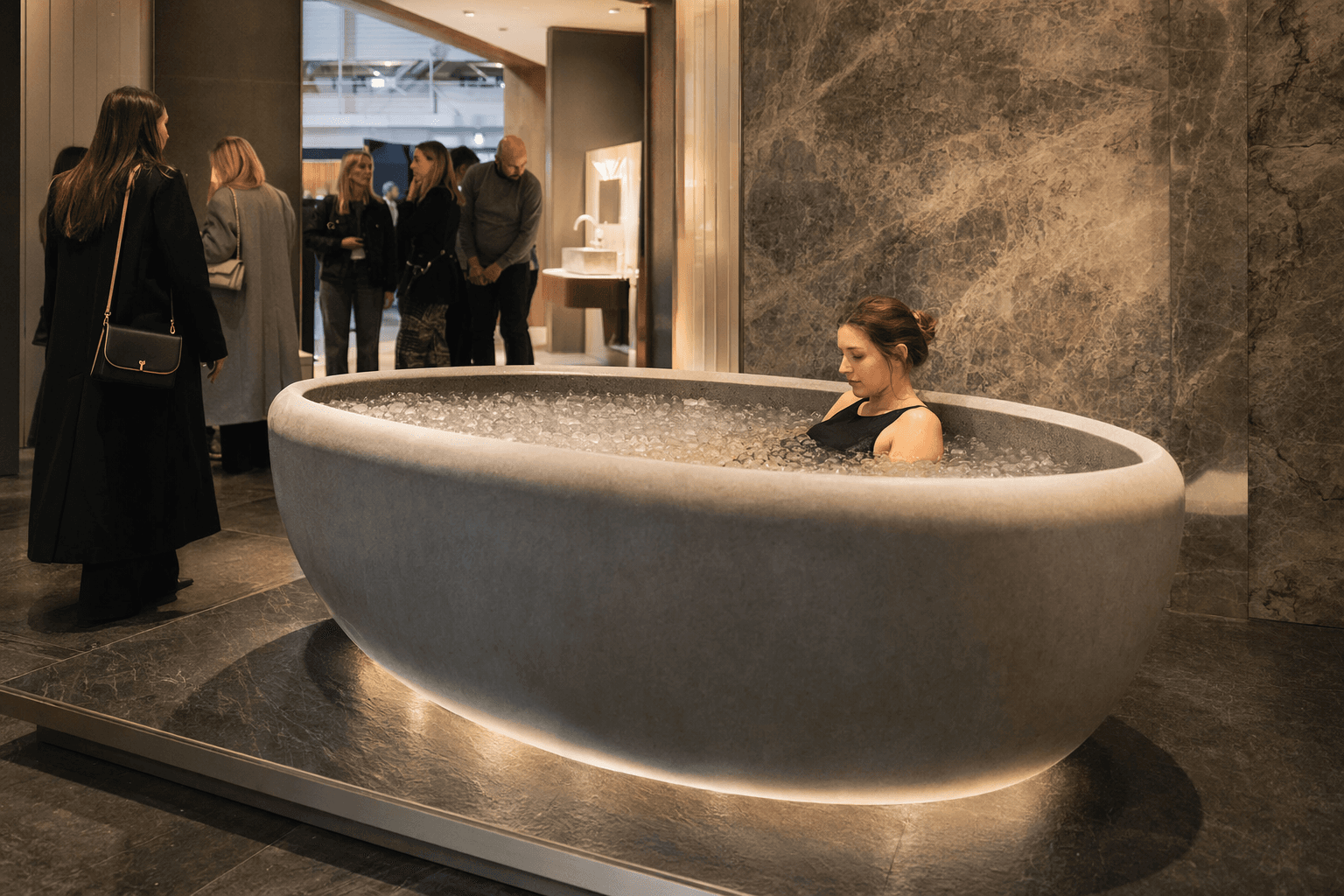Kohler’s Ice Bath Takes Center Stage at Toronto Luxury Design Show