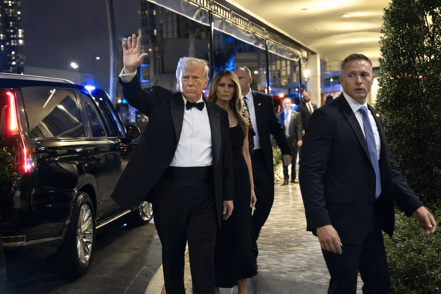 Trump, Melania evacuated after shots fired at White House dinner venue