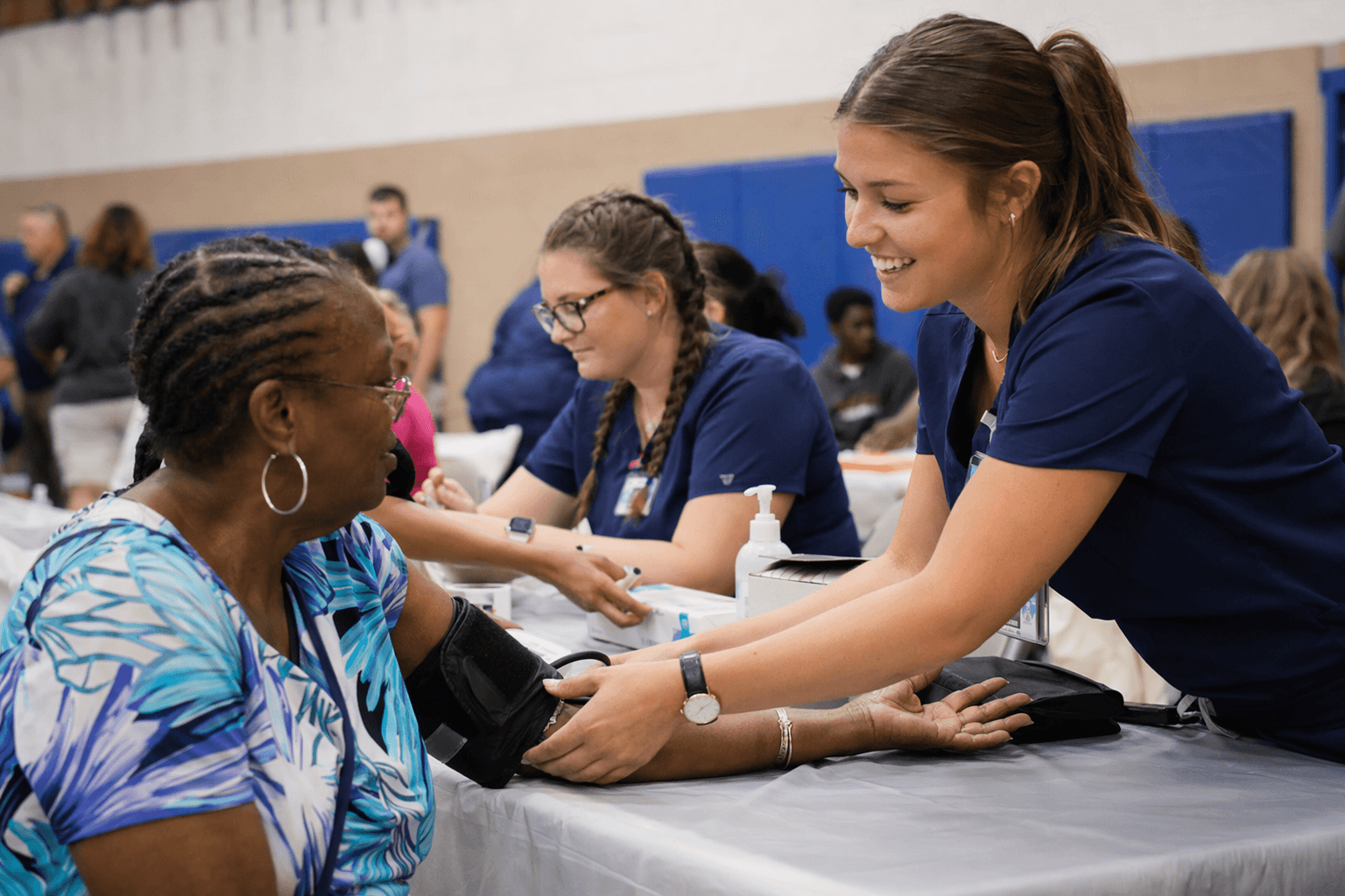 Denmark Tech nursing students serve Blackville residents at Healthy Me Healthy SC event
