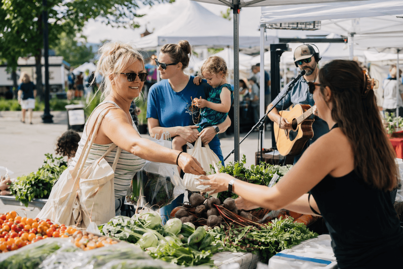 Kootenai County farmers markets open 40th season with free parking, live music