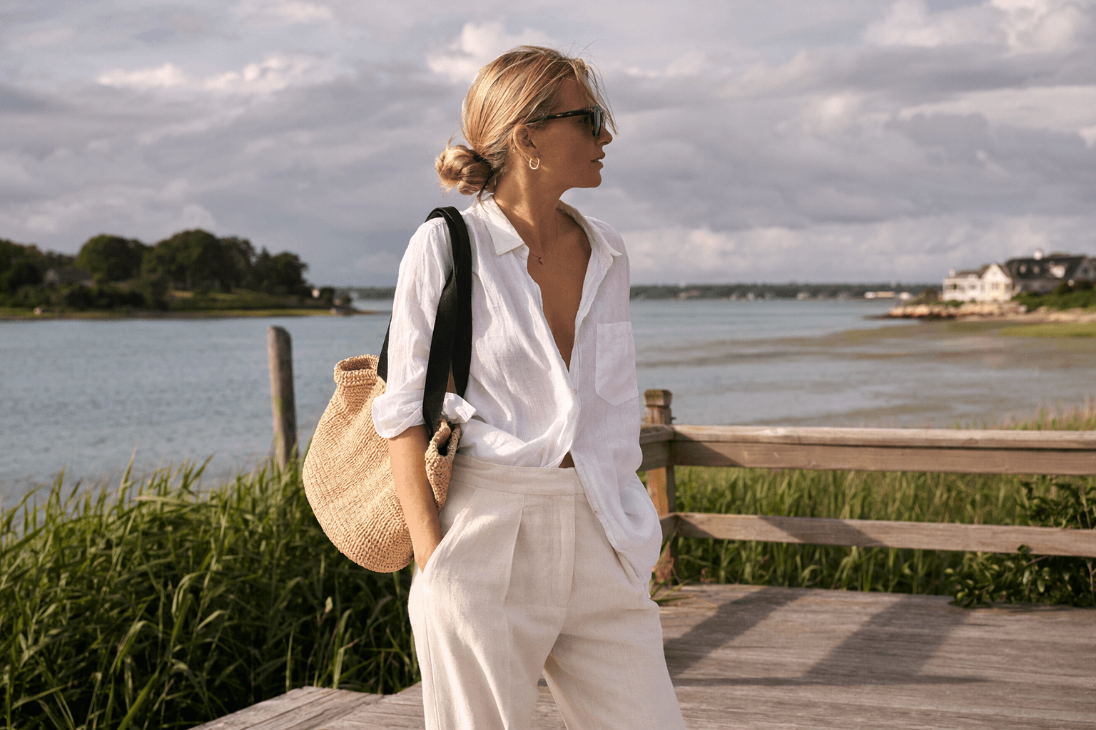 Nordstrom’s Coastal Grandmother Picks: Woven Bags, Linen Pants Sell Fast