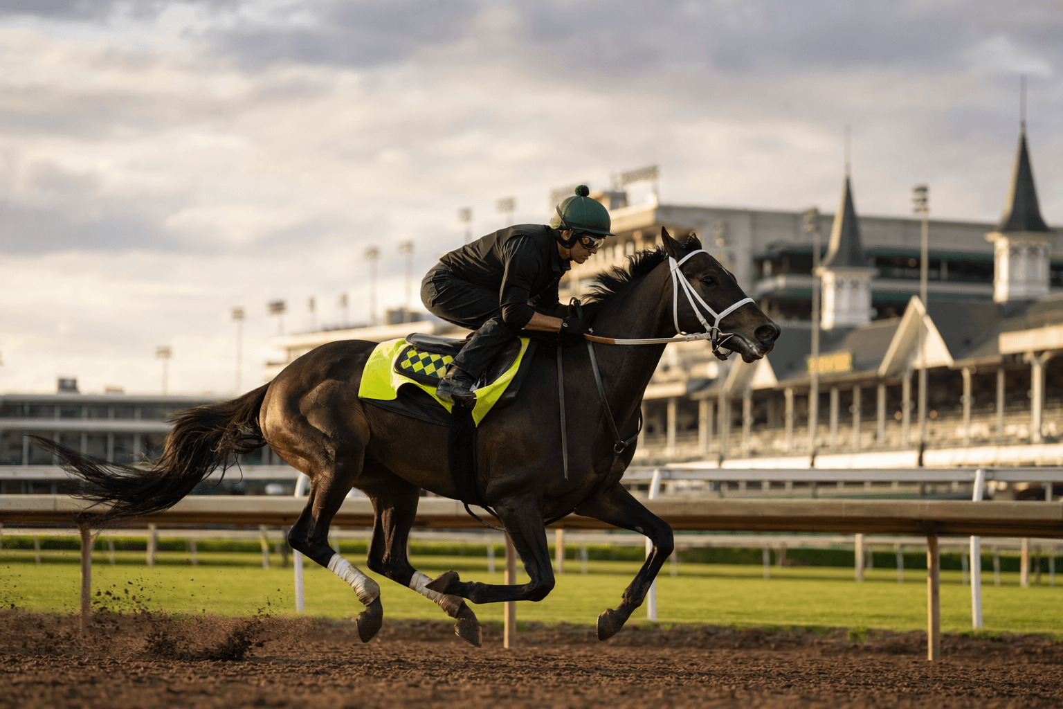 Saved by a missed field goal, owner’s Derby colt Further Ado rises at Spendthrift