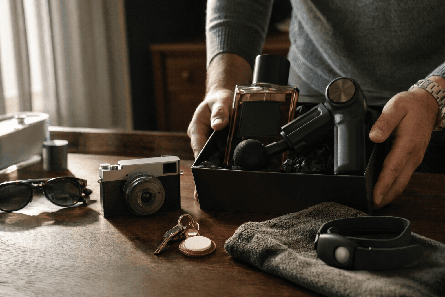 Luxury men’s gifts span fragrances, recovery gear, AirTags and more