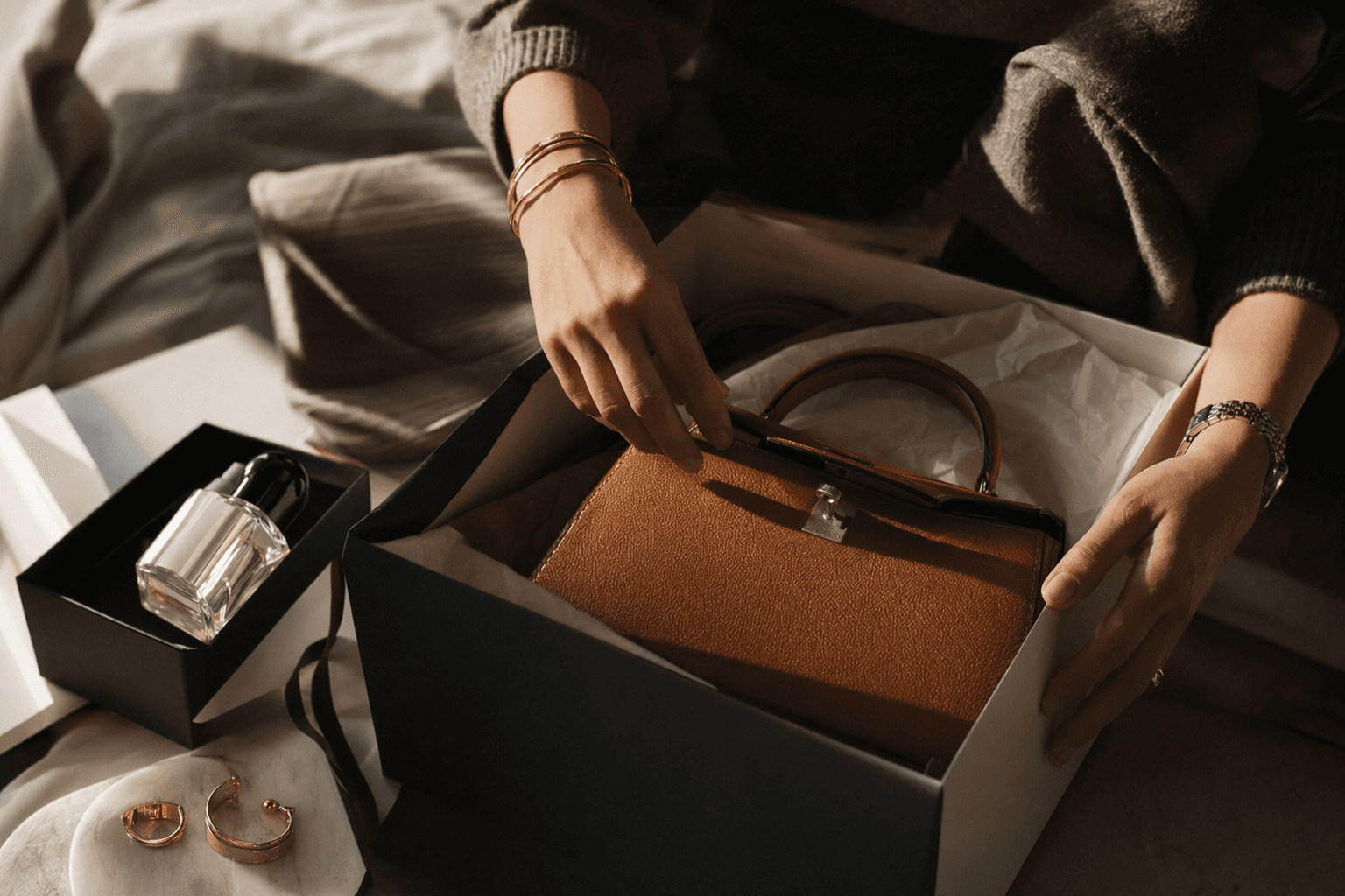 Luxury Gift Ideas, From Hermès Bags to Byredo Fragrance and Jewelery