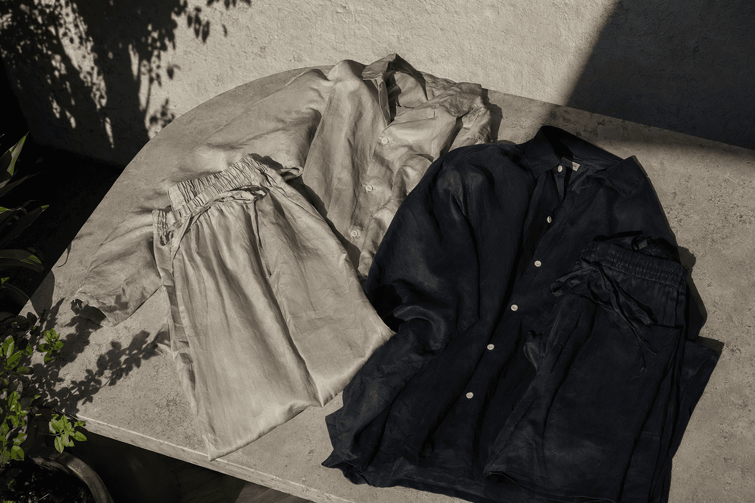 A.PRESSE and EVERYONE unveil silk-linen sleepwear capsule for everyday luxe
