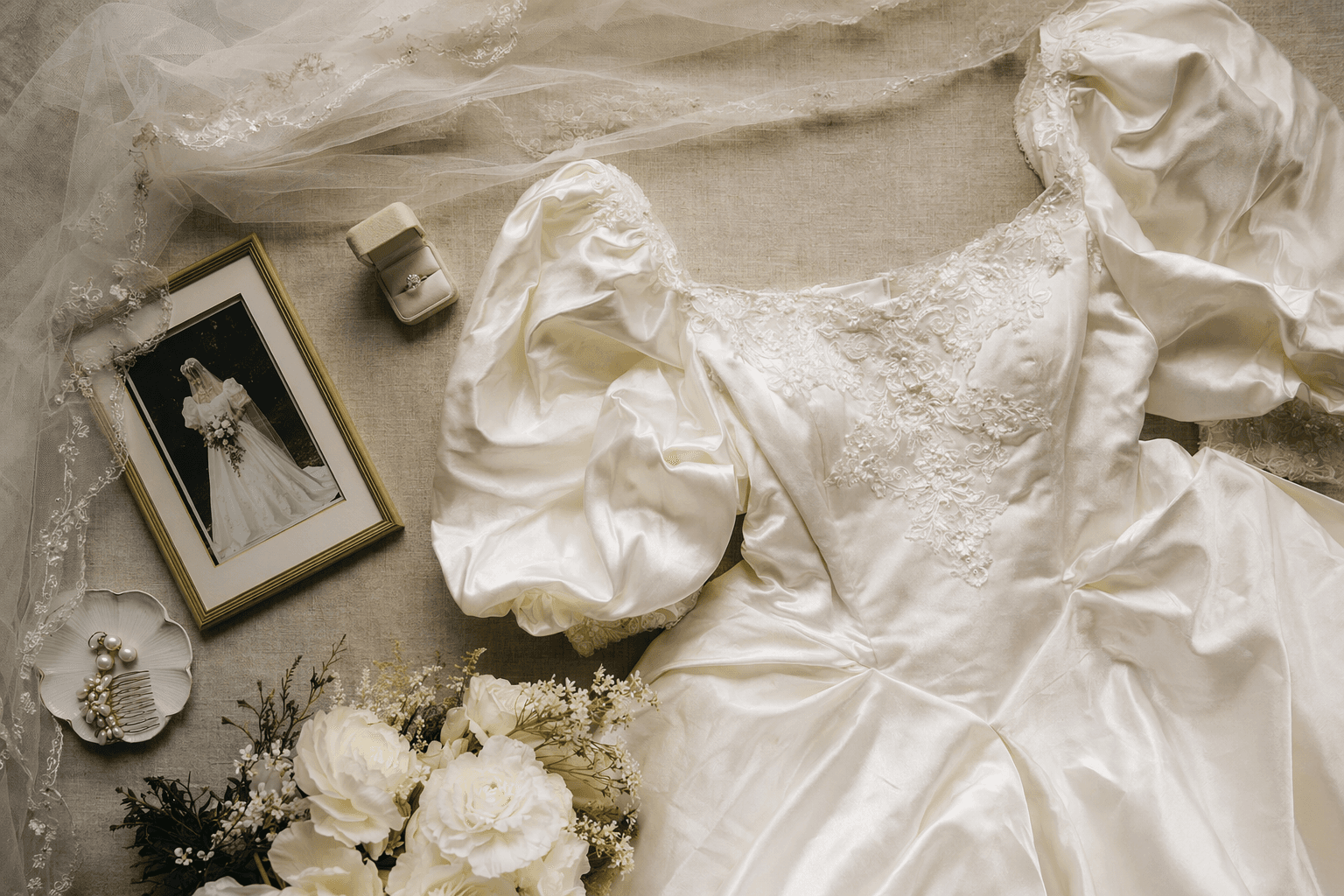 Jane Lovisa wears mother-in-law’s restored 1995 wedding dress for her wedding