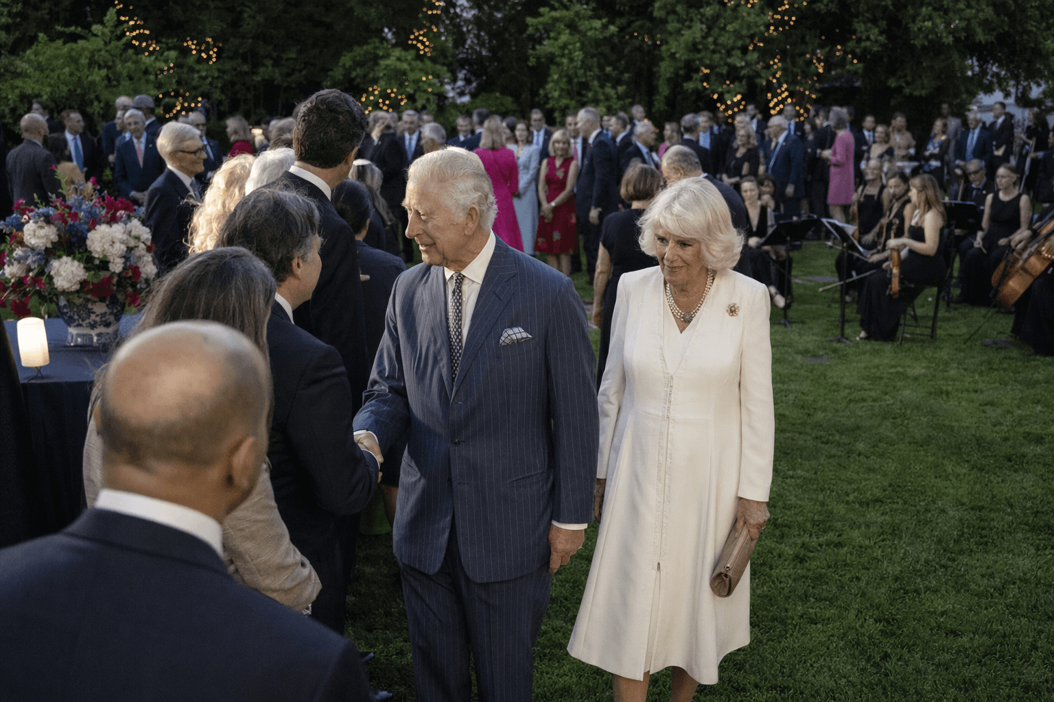 King Charles and Queen Camilla host embassy garden party in Washington