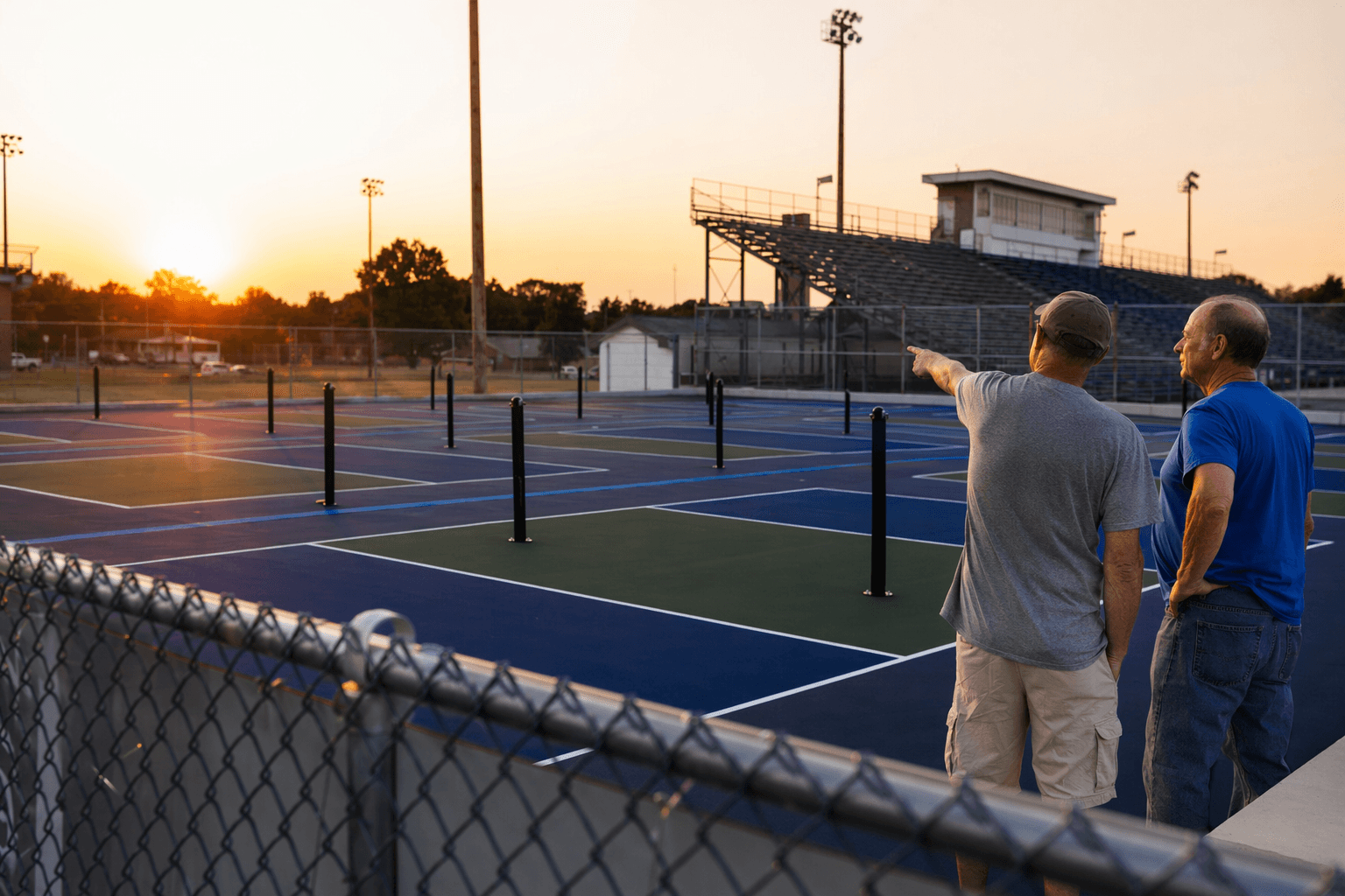 Huntingburg pickleball courts near completion, opening expected by late May
