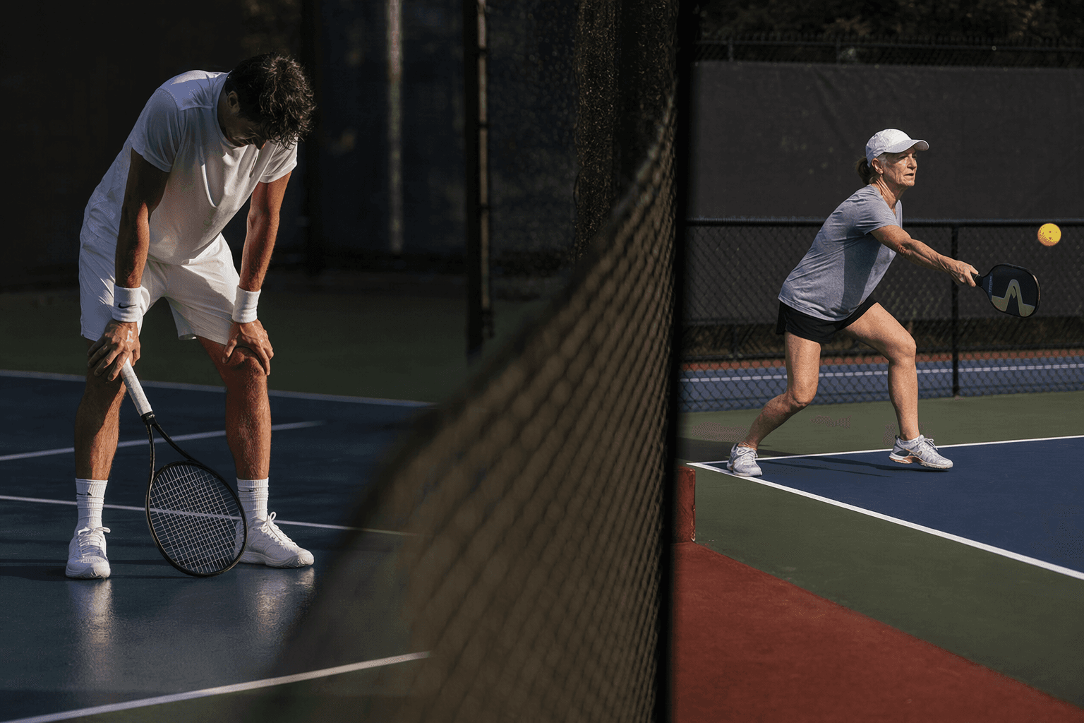 Tennis tops pickleball for cardio, but pickleball builds balance and reactions