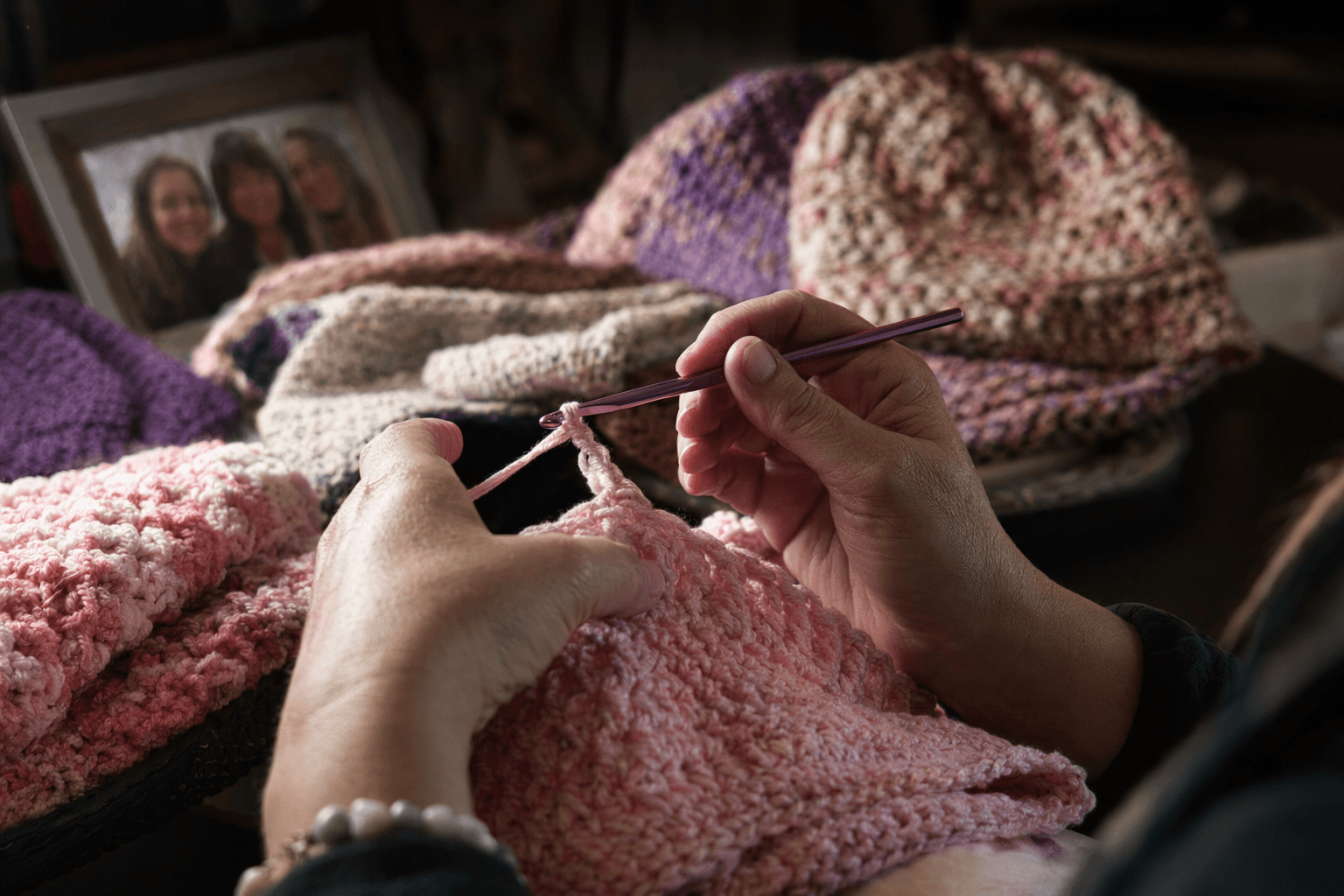 Crocheter Turns Family Loss Into Hope for Cancer Patients
