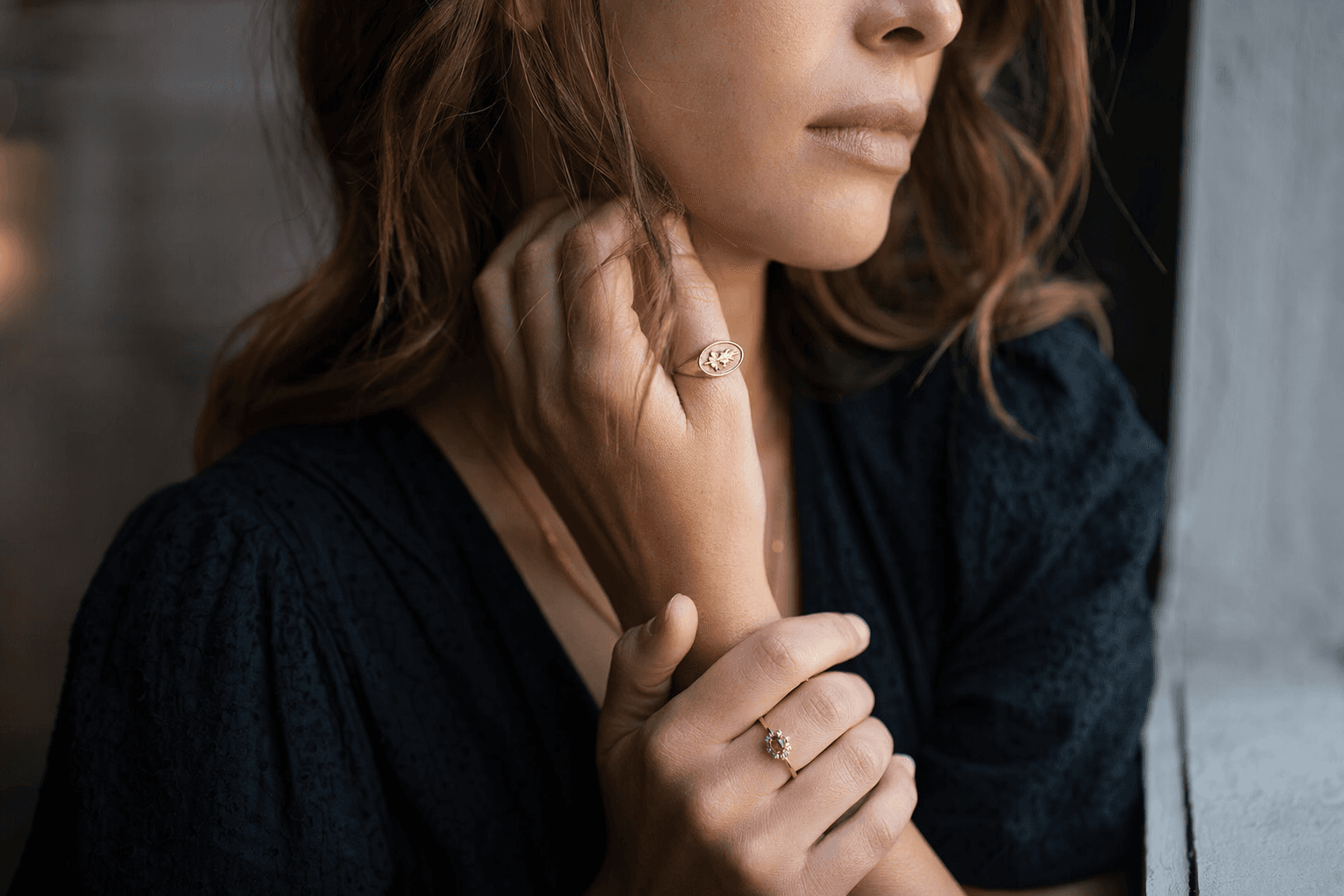 Birthstone Jewelry Gets a Modern Twist With Flowers and Signet Rings