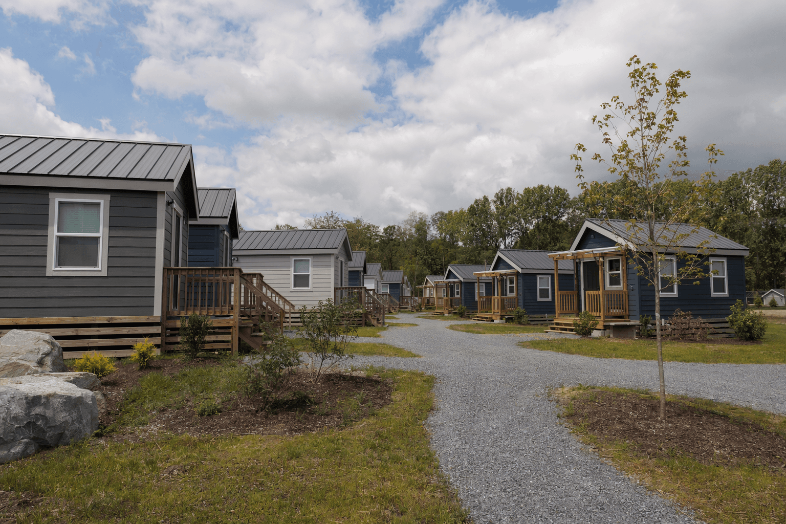 Chester Tests 34-Unit Tiny Home Rental Village for Local Workers