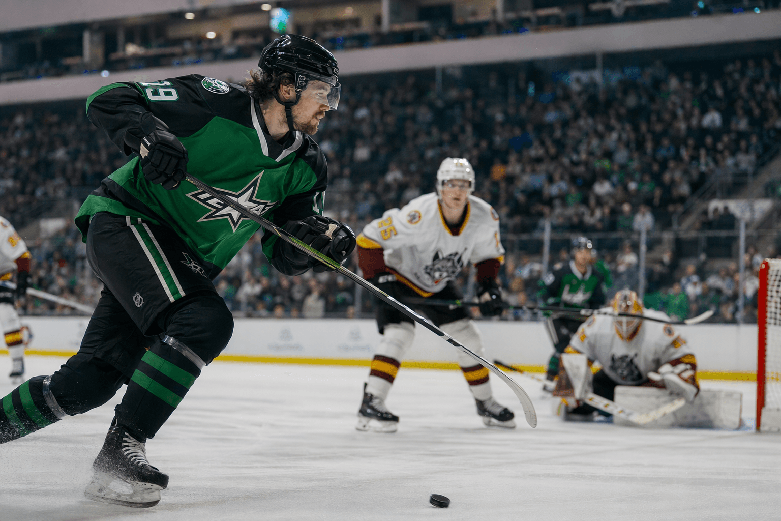 Texas Stars open Calder Cup playoff run against Chicago Wolves in semifinal series