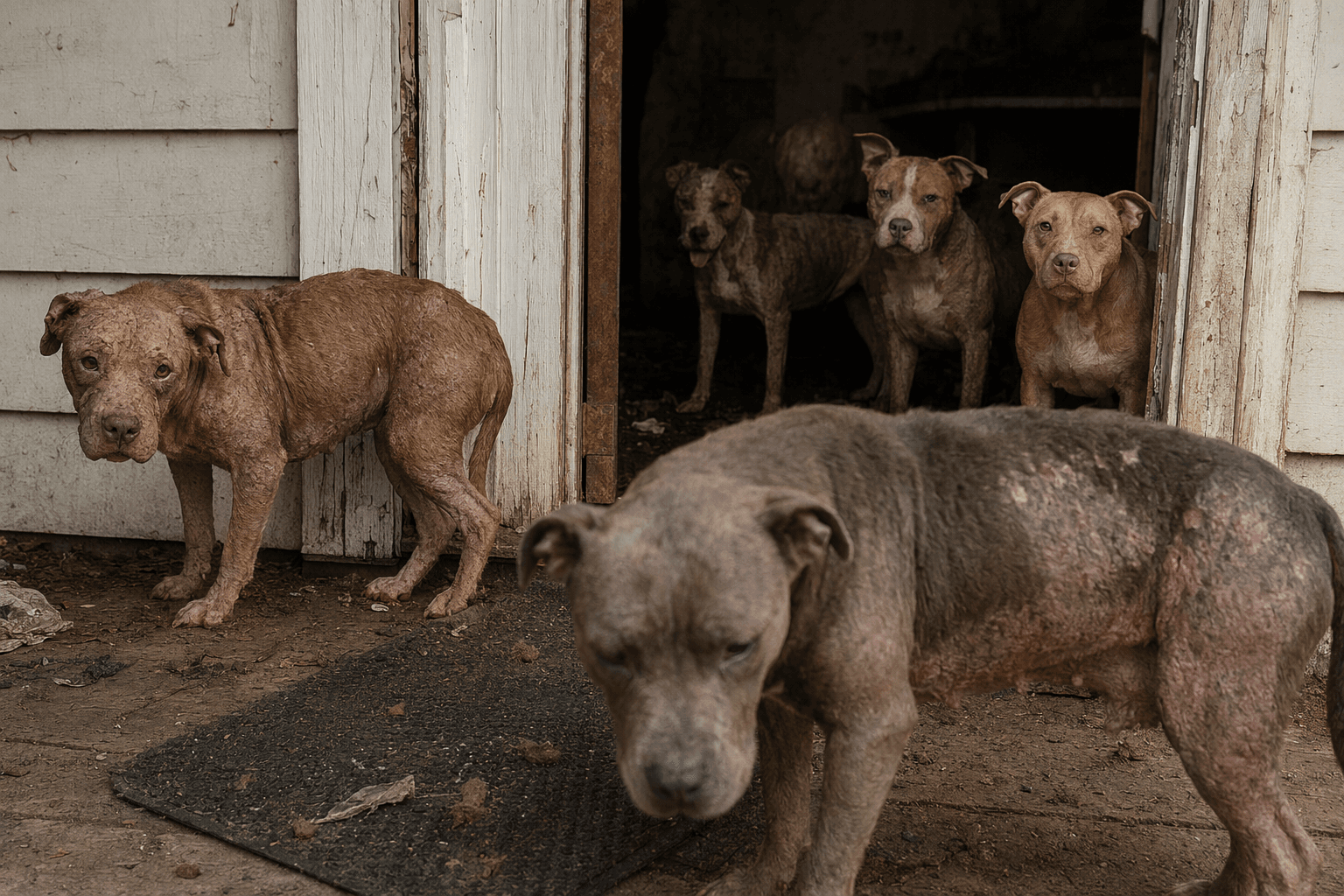 17 dogs rescued from filthy north Harris County home, county takes custody