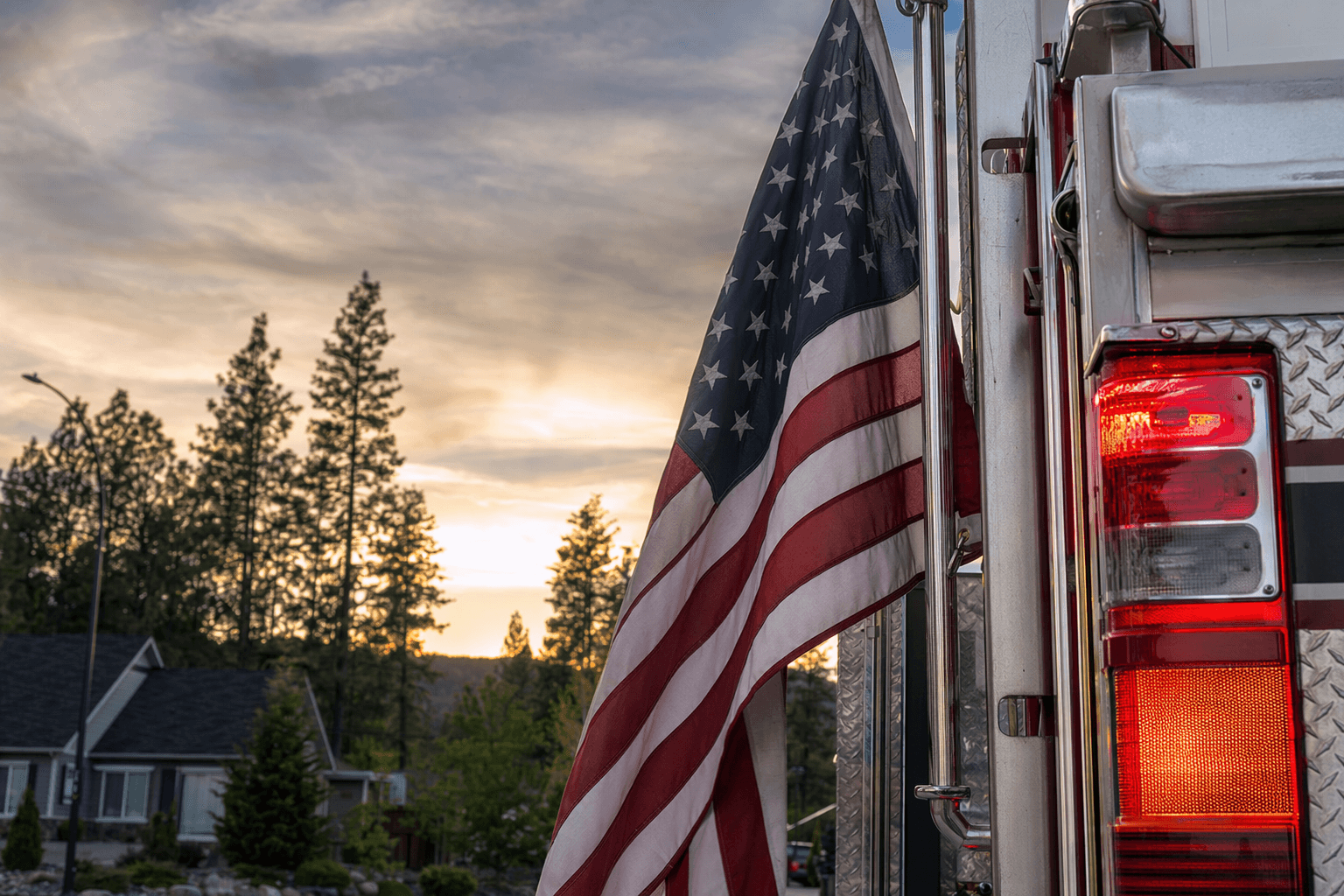 Post Falls to shine red lights for fallen firefighters April 26-May 3