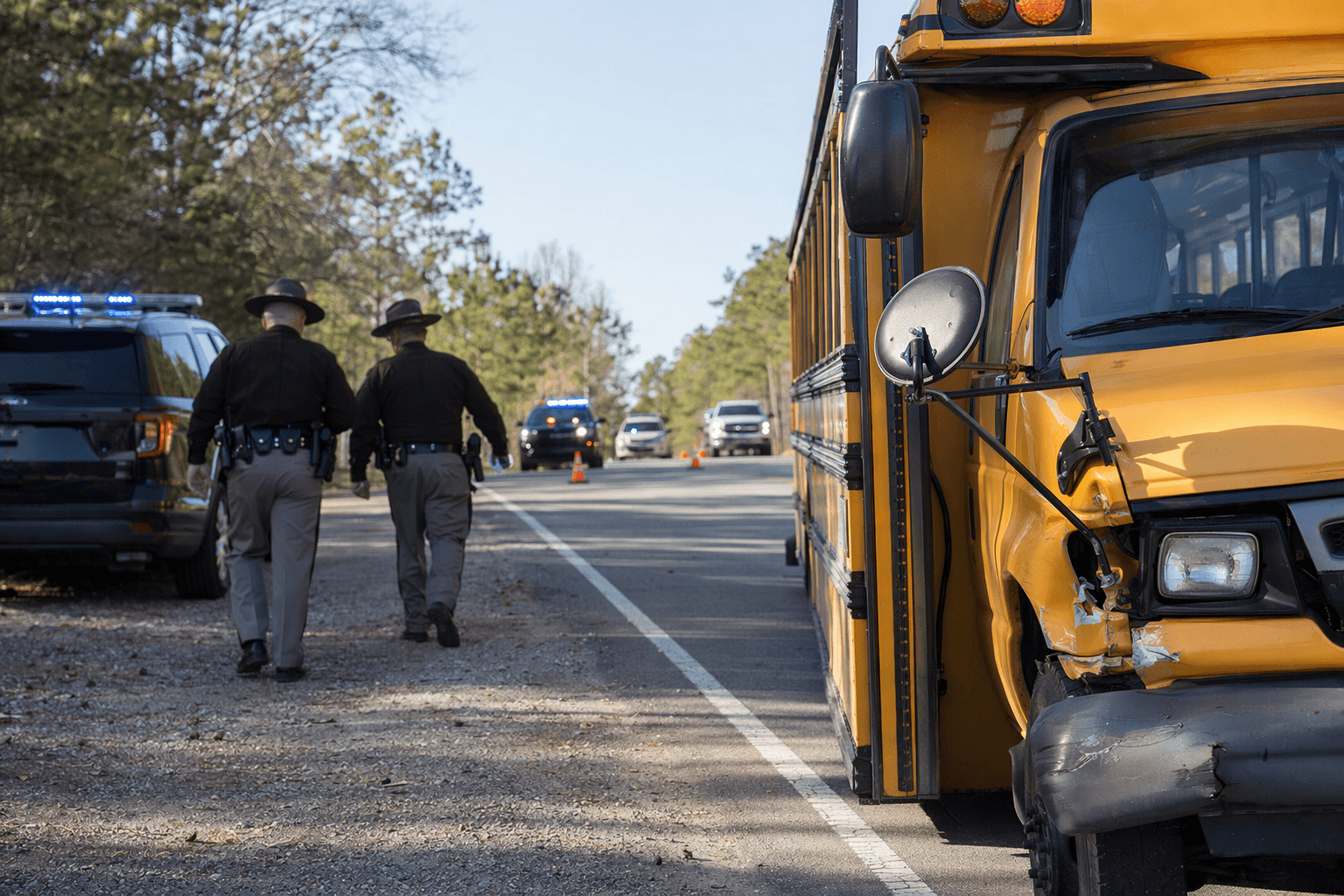 Detectives identify person of interest in Lafayette County school bus hit-and-run