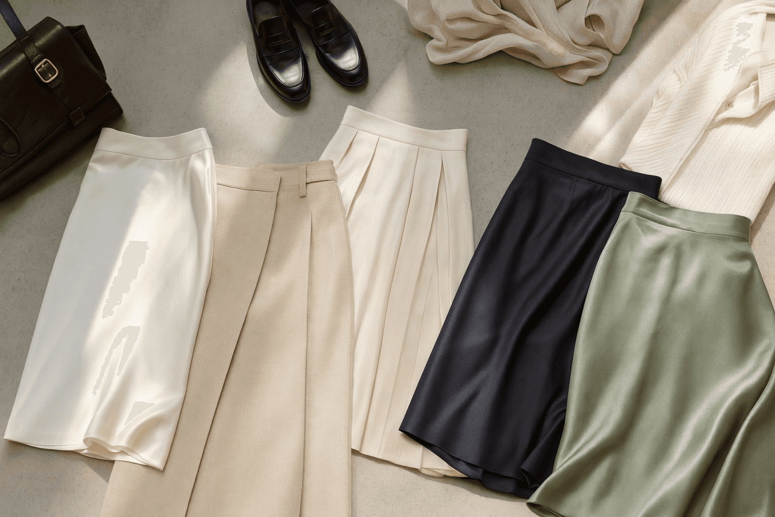 Old Money Skirts Lead Spring 2026 With Polished Quiet Luxury