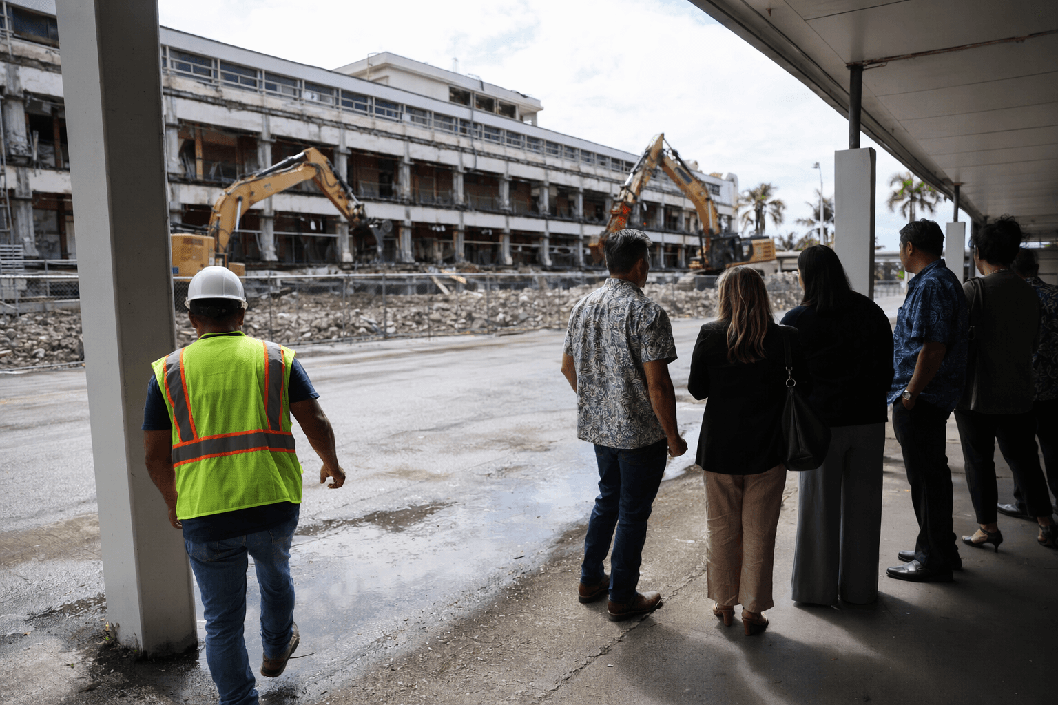 Renovations begin at former Hilo Memorial Hospital for county services hub