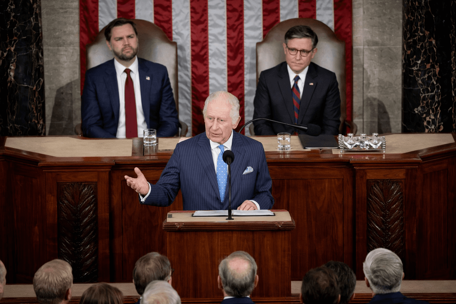 King Charles warns on executive power during Trump state visit