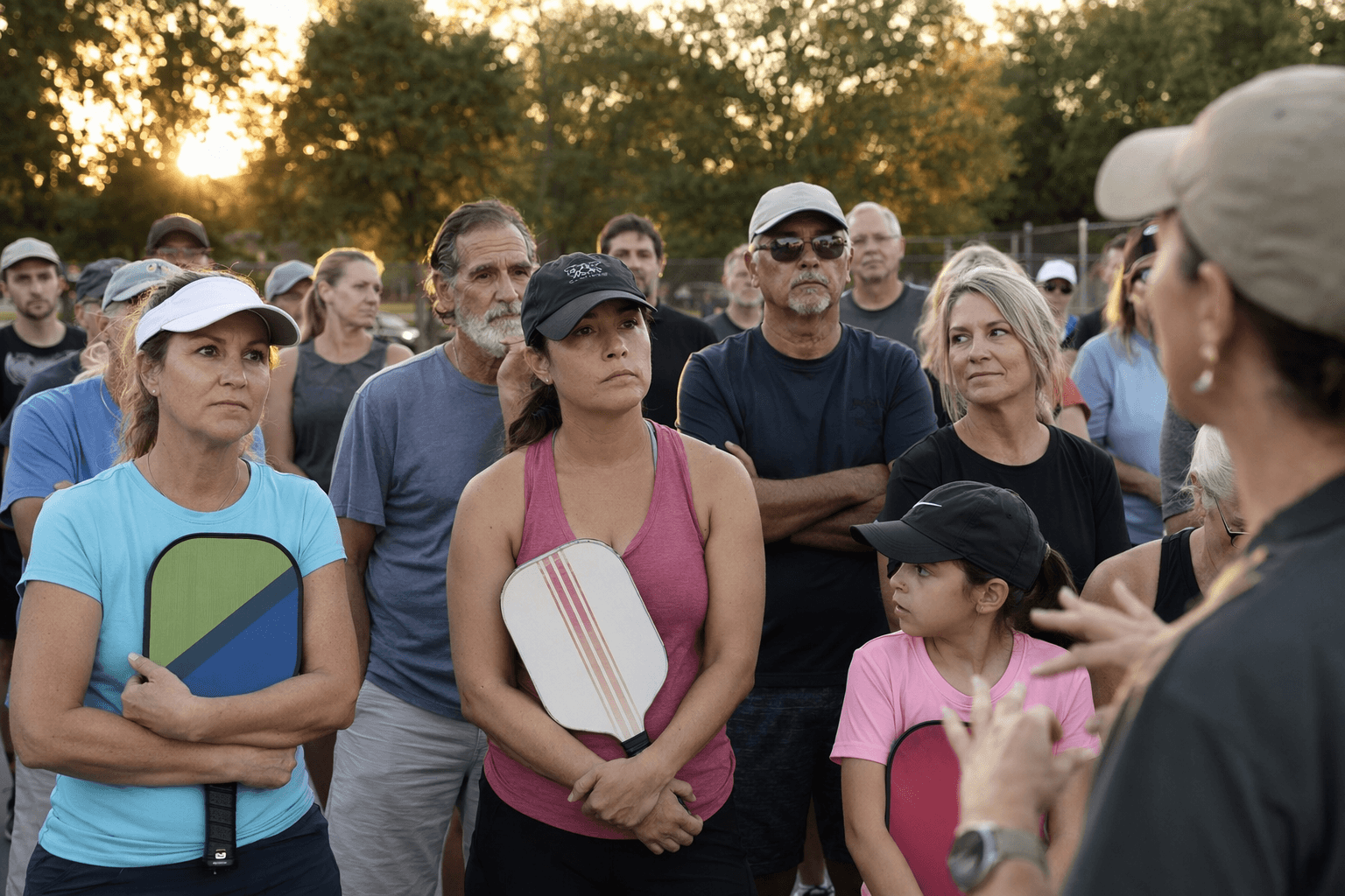 Pueblo residents rally against cuts to City Park pickleball lessons