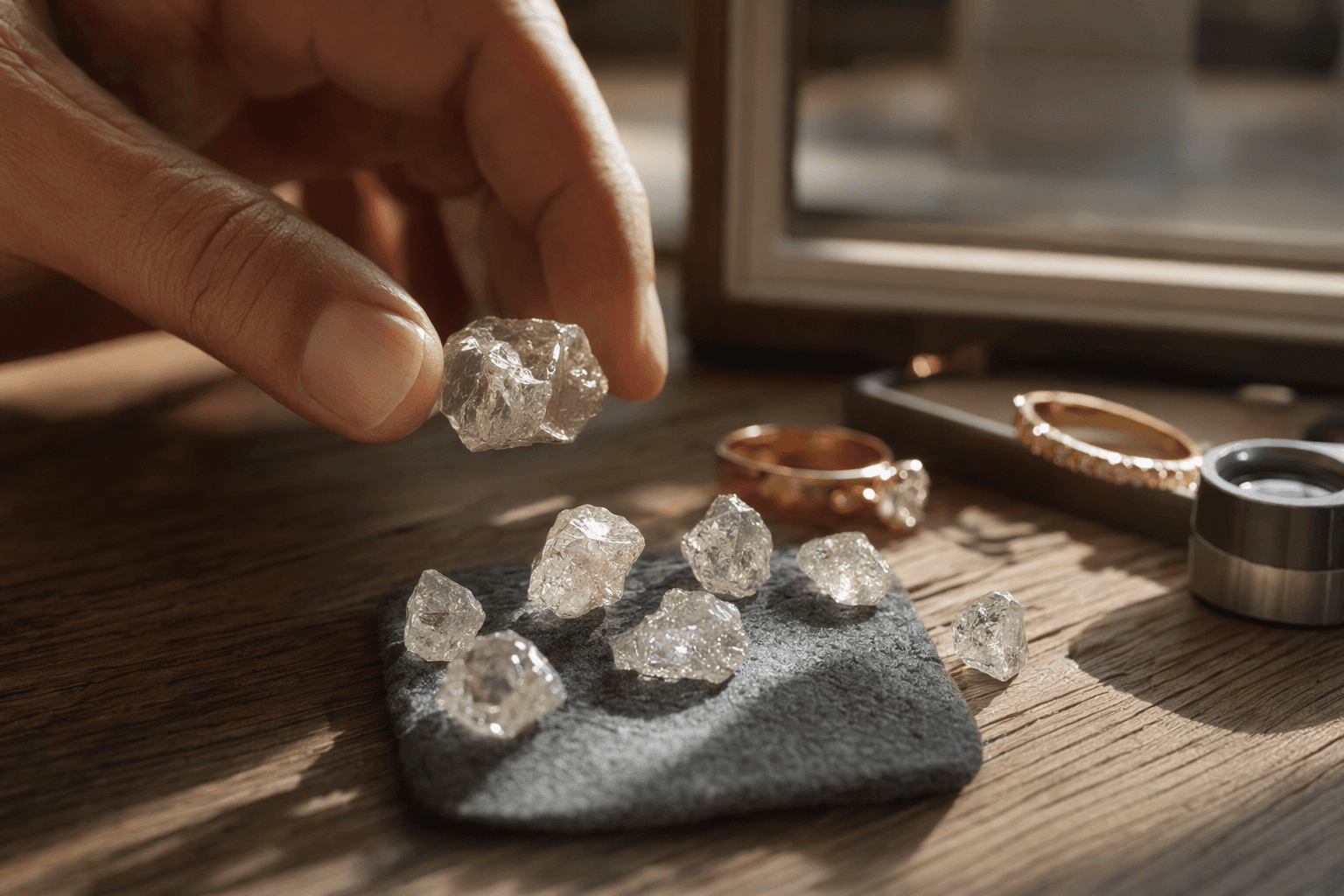 Raw Diamonds Gain Appeal as Lab-Grown Stones Disrupt Market