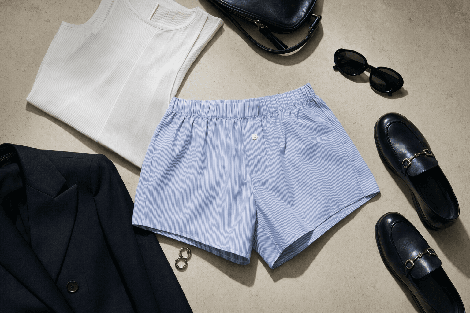 Sydney Sweeney Powers the Women’s Boxer-Shorts Trend as Underwear Meets Outerwear