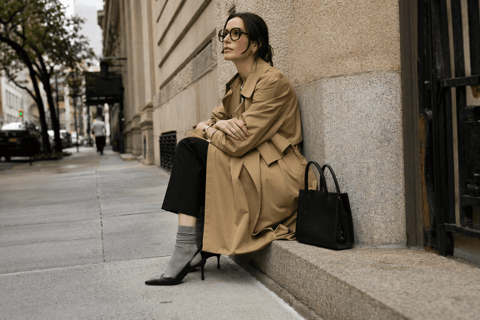 Socks with heels return, the spring styling trick updating old shoes