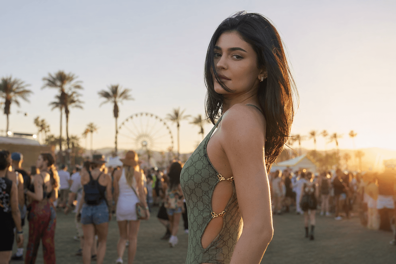 Kylie Jenner’s Coachella Look Signals Summer’s Cut-Out Swimsuit Trend