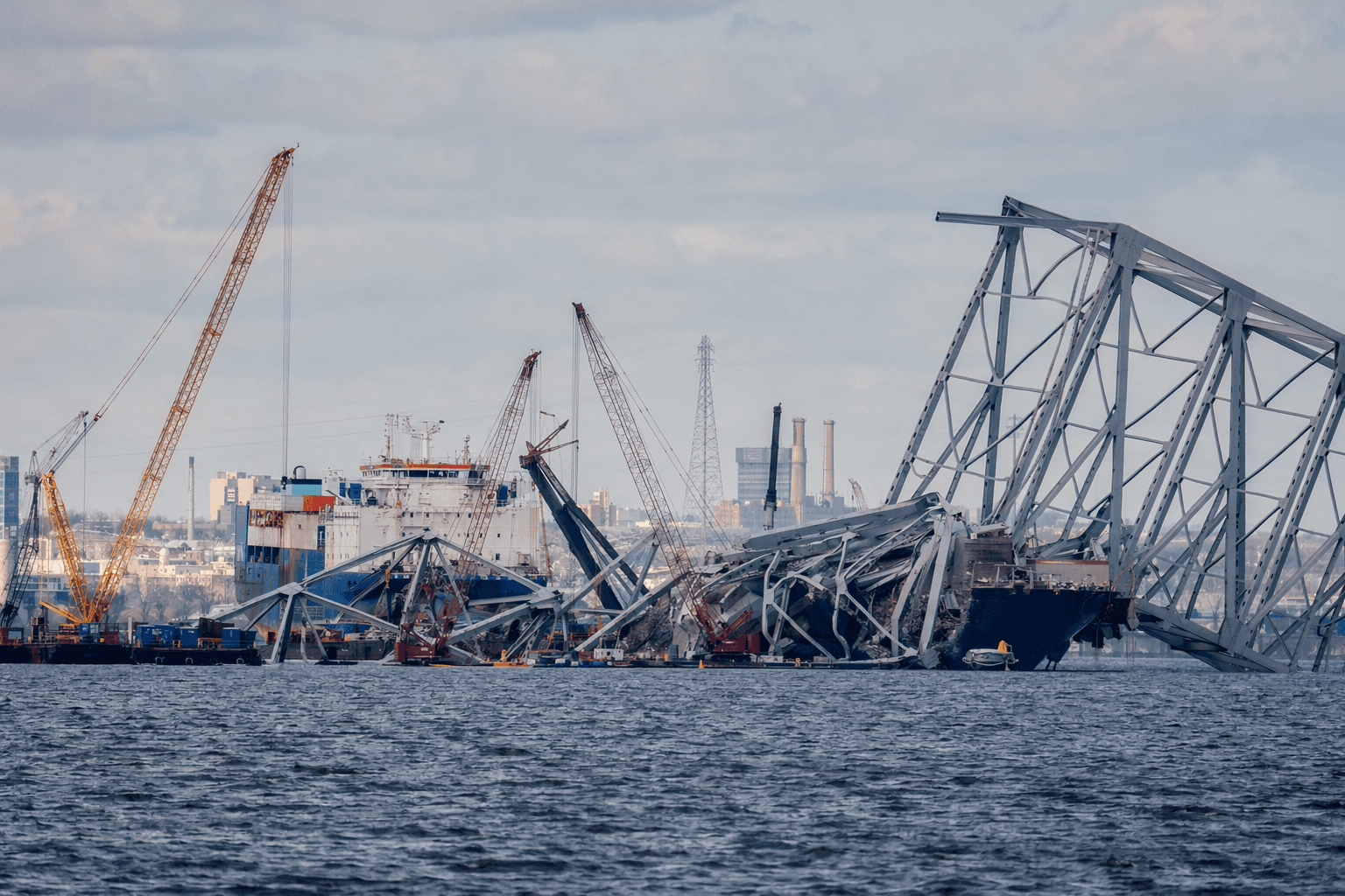 Maryland drops Kiewit from Key Bridge rebuild phase 2 contract
