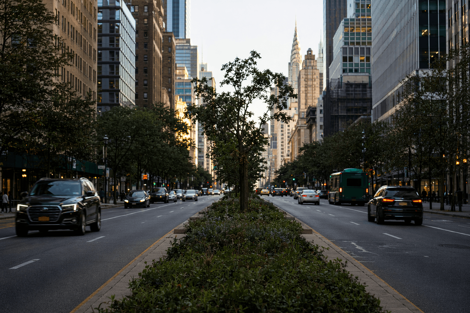 Park Avenue redesign would widen median, remove lanes for pedestrians
