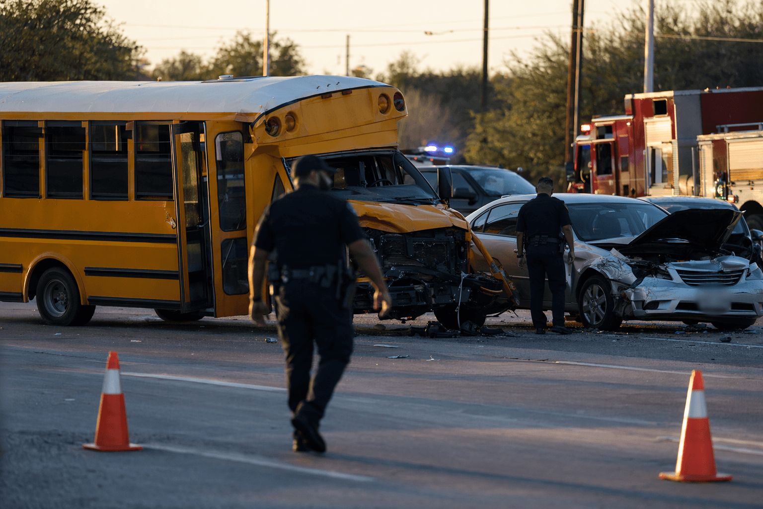 Harris County investigates crash involving Galena Park ISD bus on Uvalde Road
