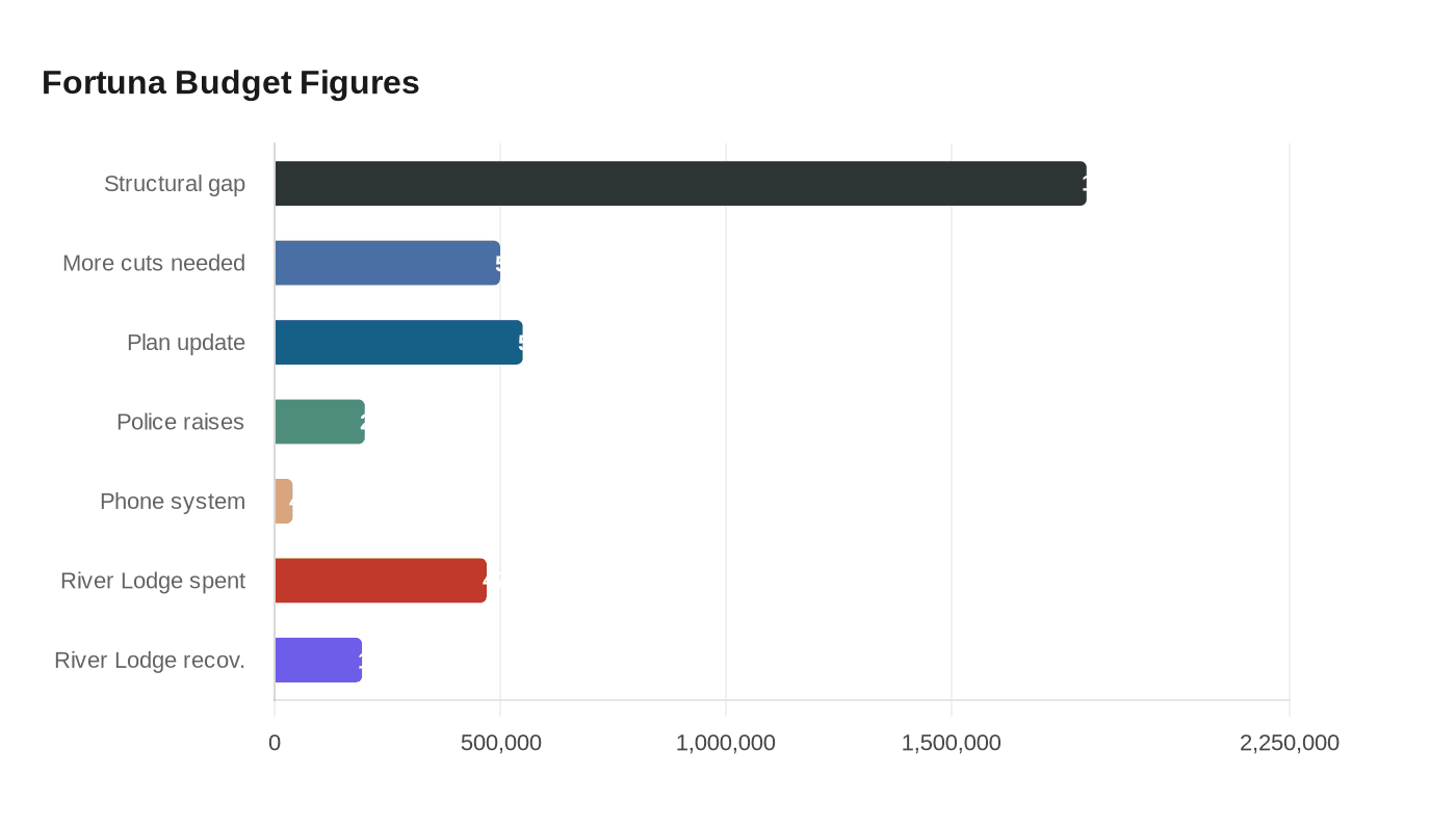 Fortuna Budget Figures