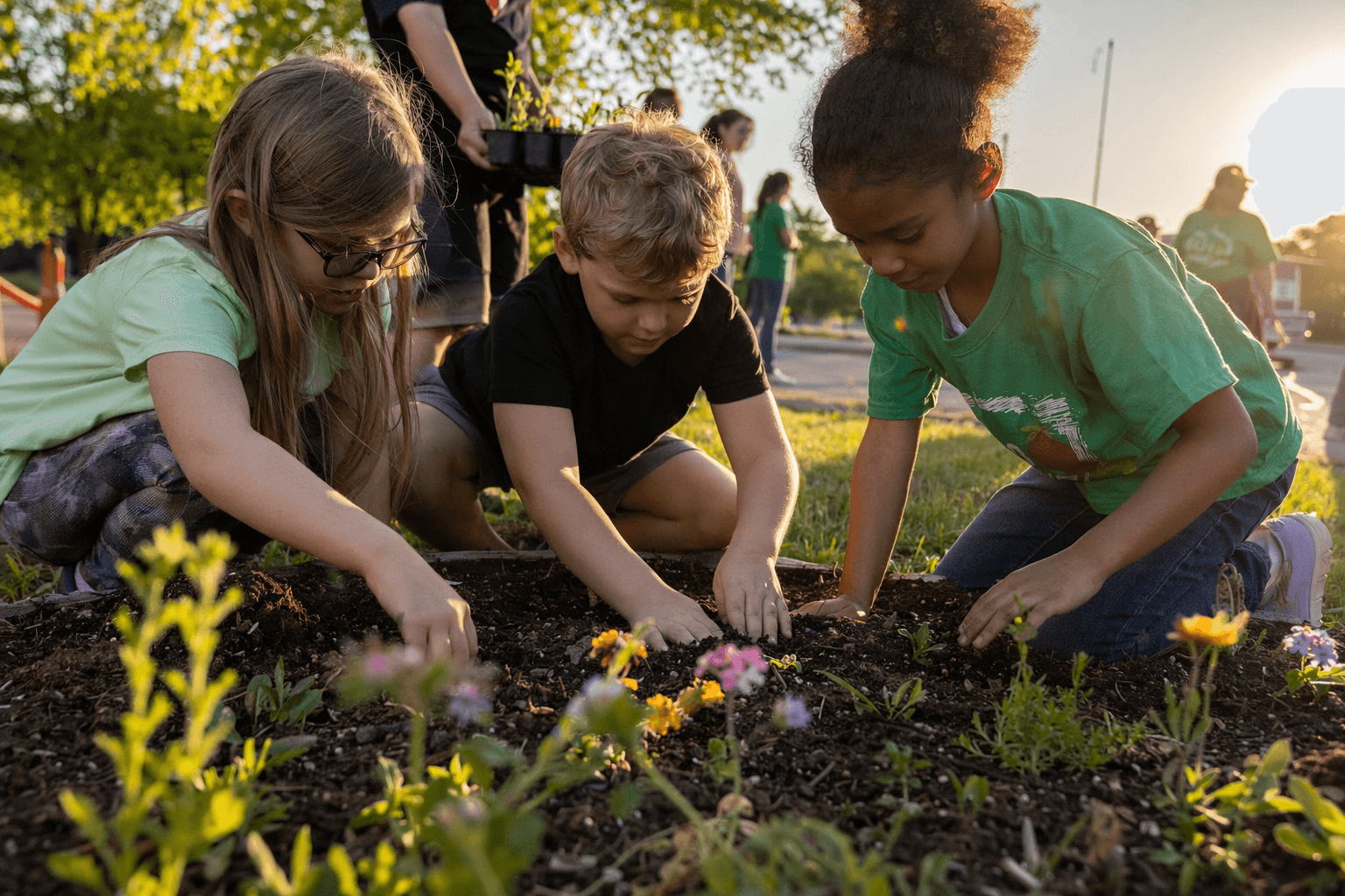 Bamberg County Earth Day lesson plants pollinator awareness in students