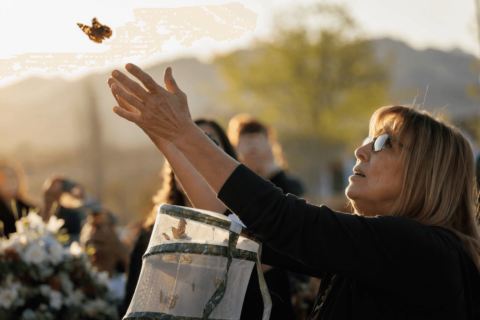 Nathan Adelson Hospice hosts butterfly release to honor loved ones