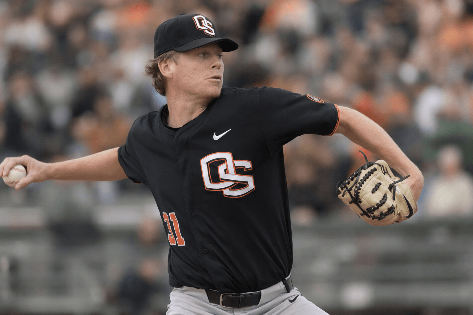 Oregon State pitcher Tyler Bellerose moved to Eugene rehab after crash