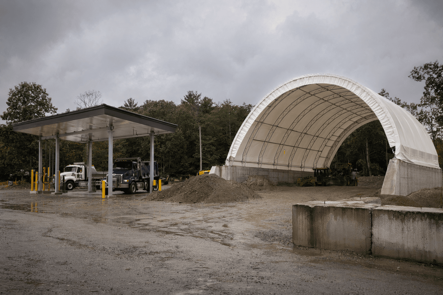 Brunswick Public Works fuel island, salt shed plan clears early approval