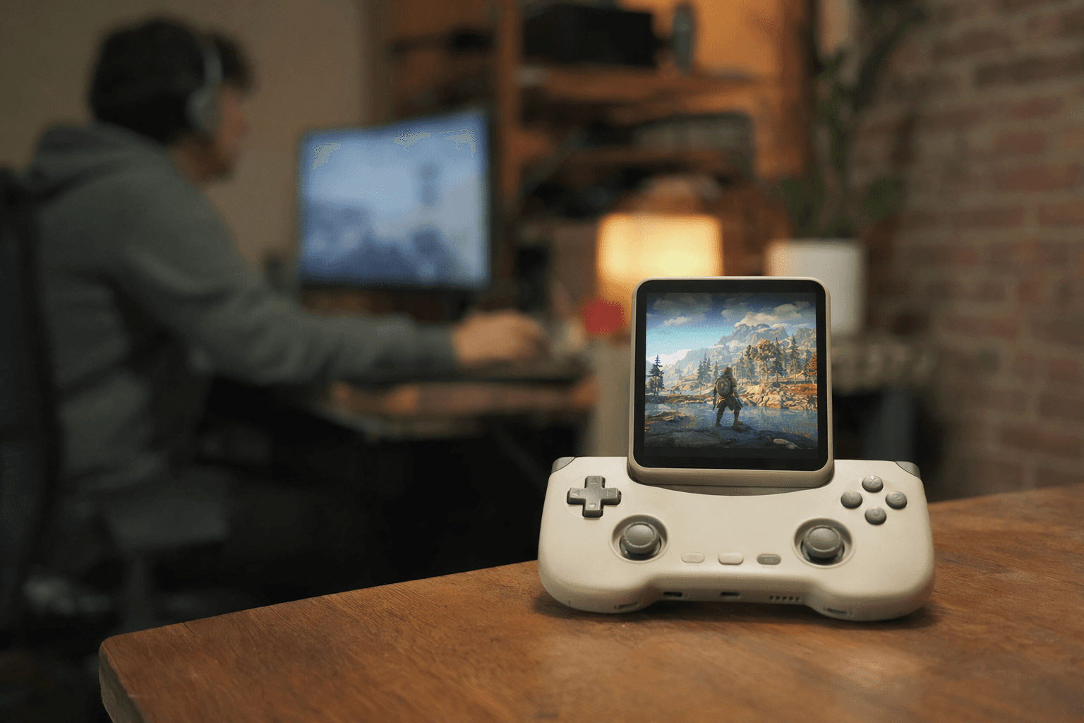 Anbernic teases pocket-friendly RG Rotate handheld with swivel screen, preorder set for May 11