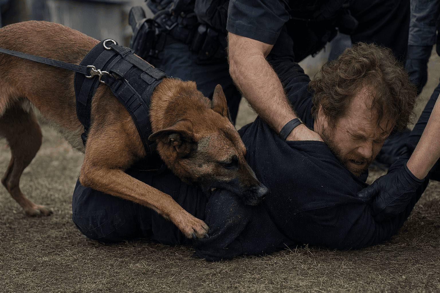 Alabama suspect bites police dog during drug operation arrest