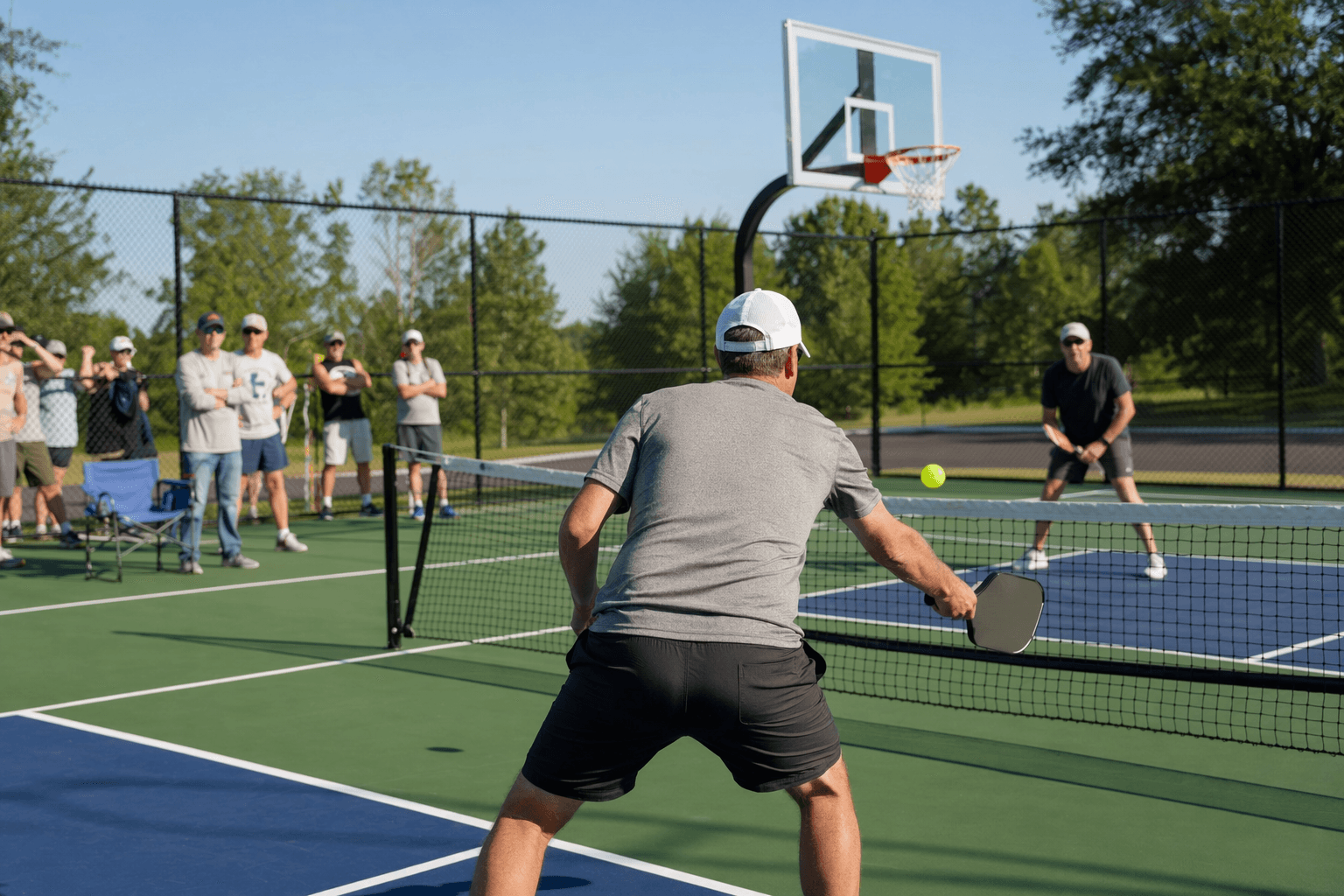 Clay County opens new pickleball-basketball court for community recreation