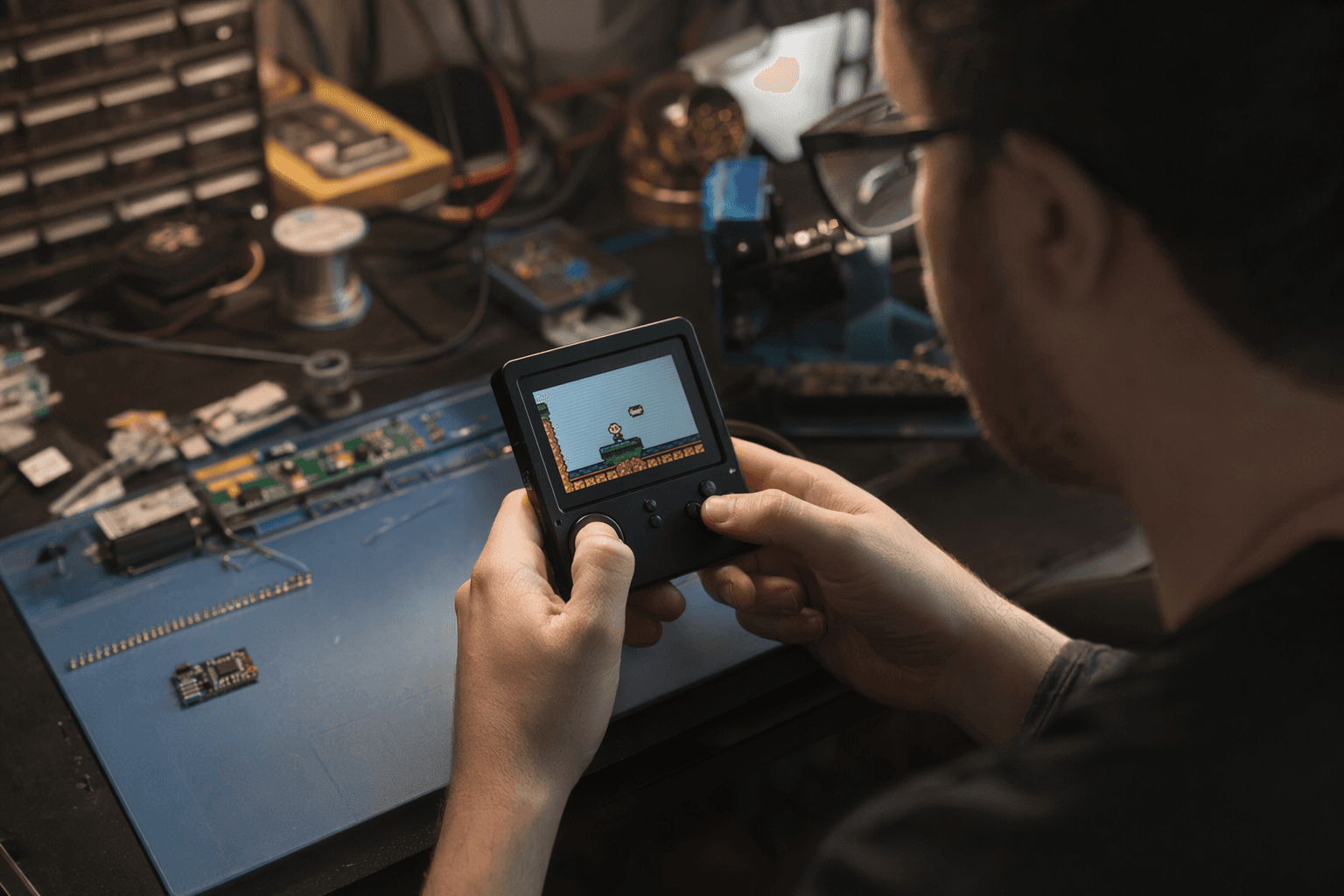 Rust-Powered Handheld Game Console Runs on Tiny CH32V003 Chip