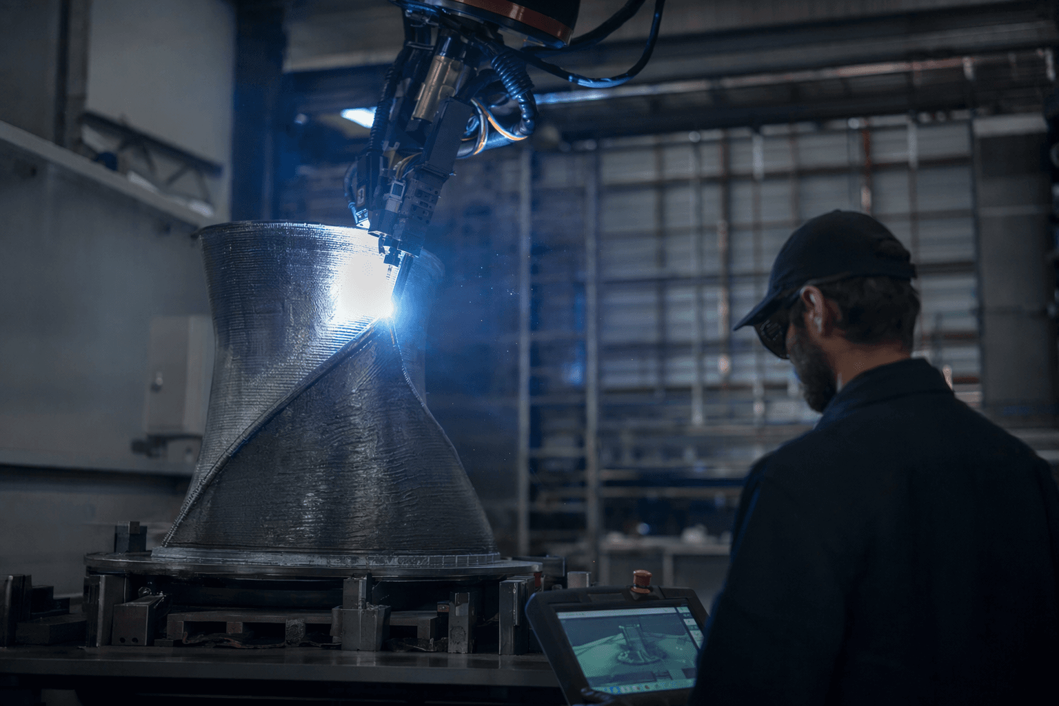 Relativity Space and DEEP Manufacturing scale wire-arc 3D printing services