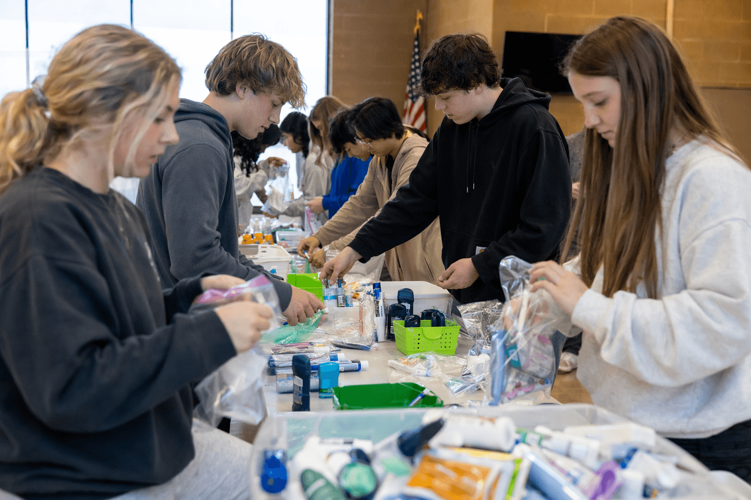 Jasper Interact Club, Rotary assemble hygiene kits, award inaugural scholarship