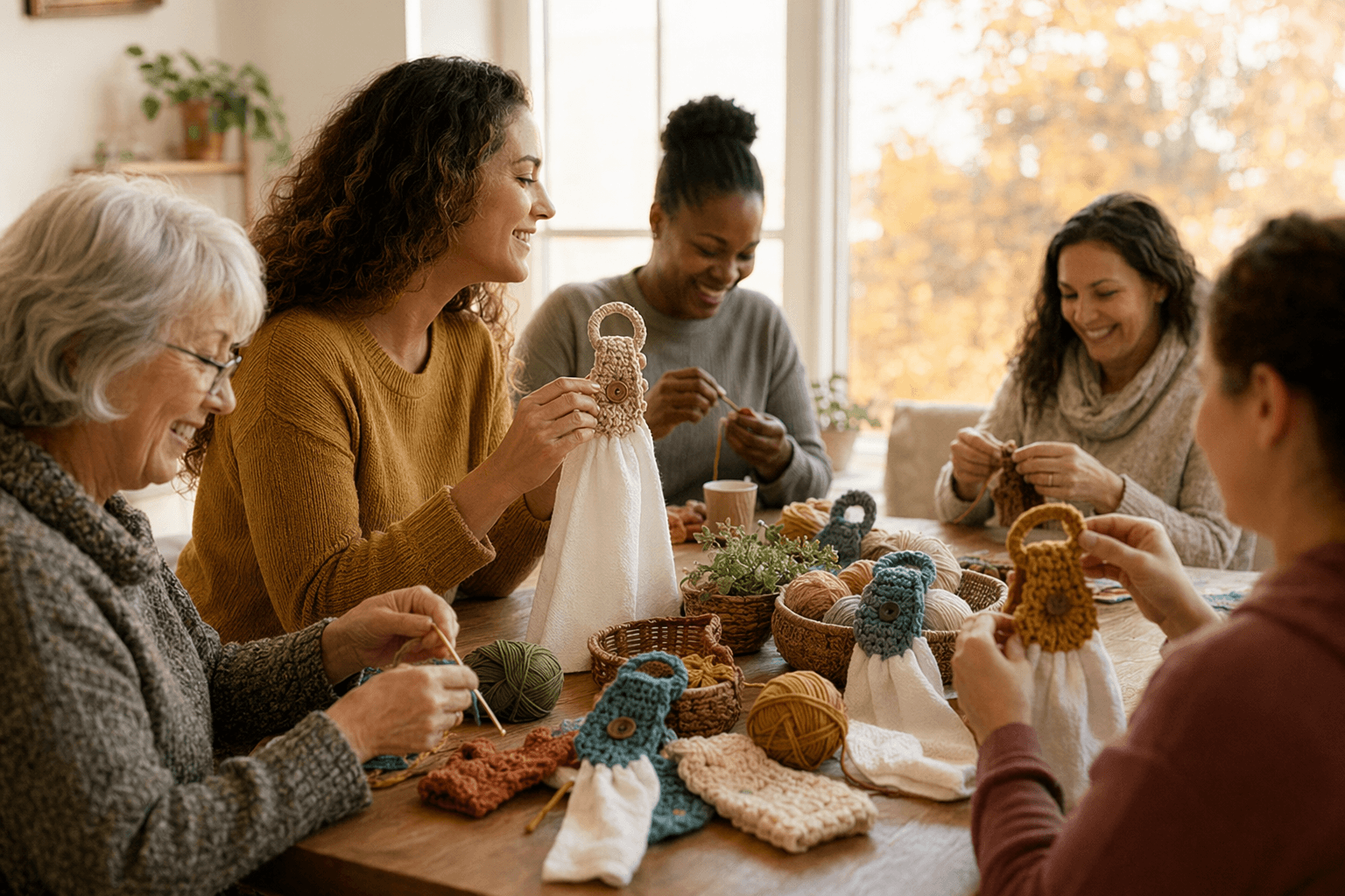 Star Stitch Towel Holder Pattern Offers Quick, Practical Crochet Project